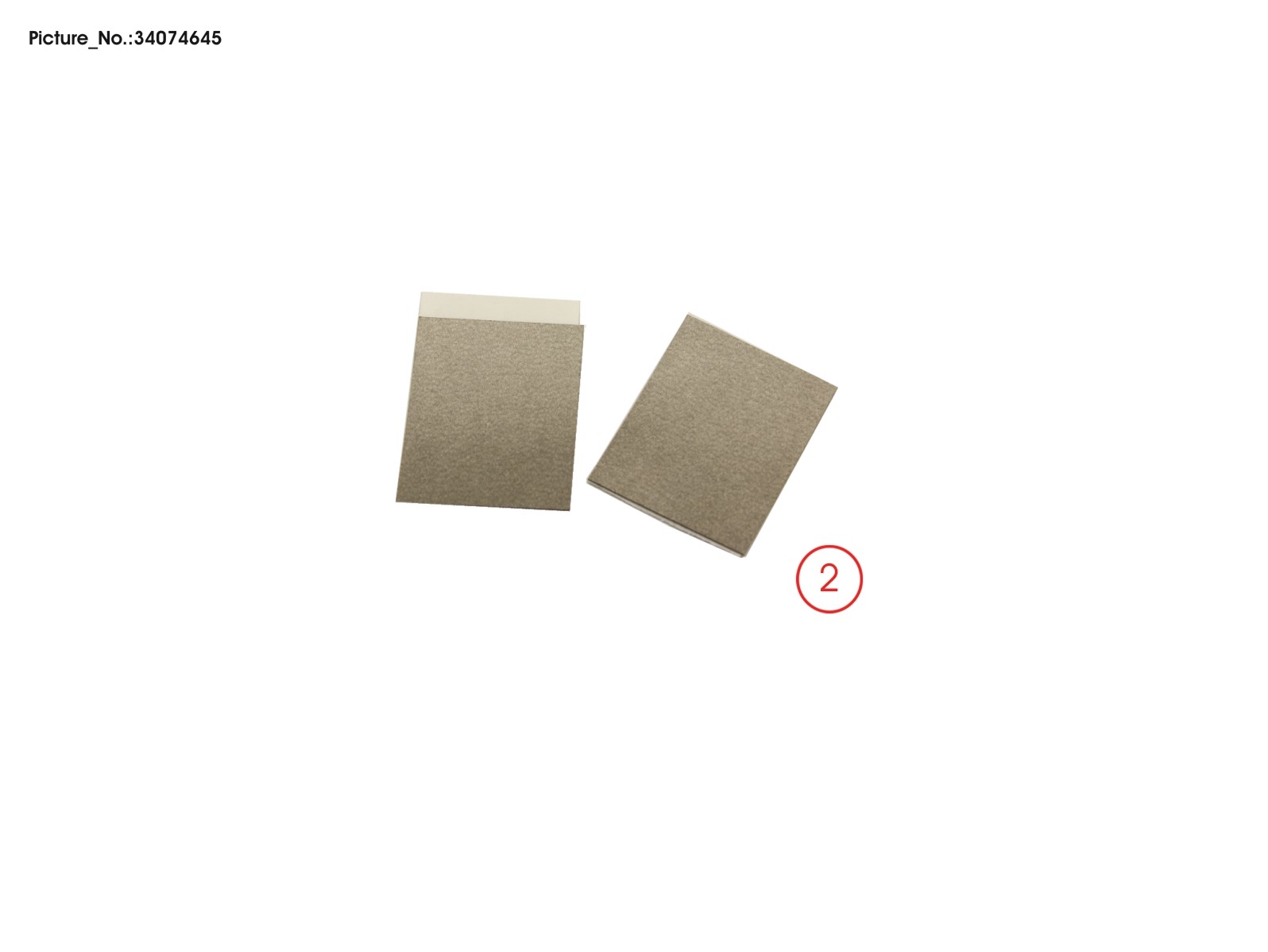 SHEET, EMI ABSORBER(2PCS 21X26MM FOR MB) SHEET, EMI ABSORBER(2PCS 21X26MM FOR MB)