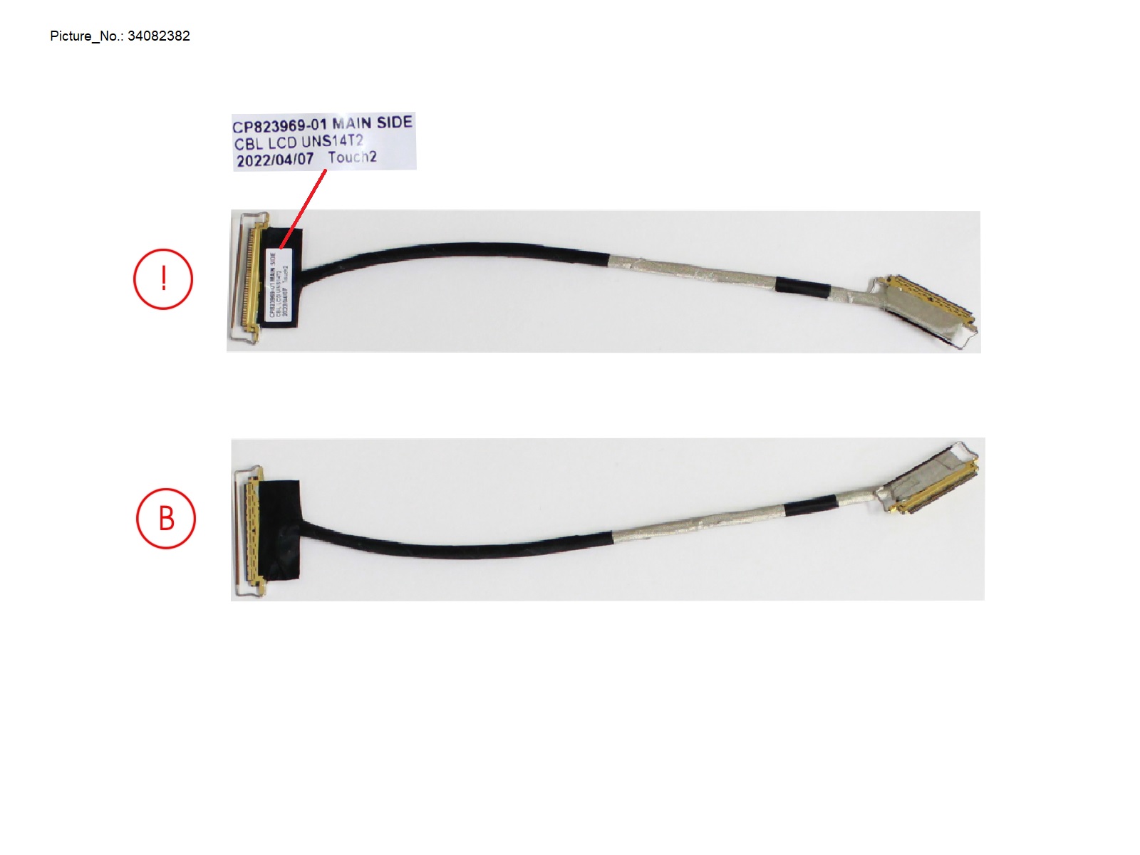 CABLE, LCD FOR TOUCH CABLE, LCD FOR TOUCH