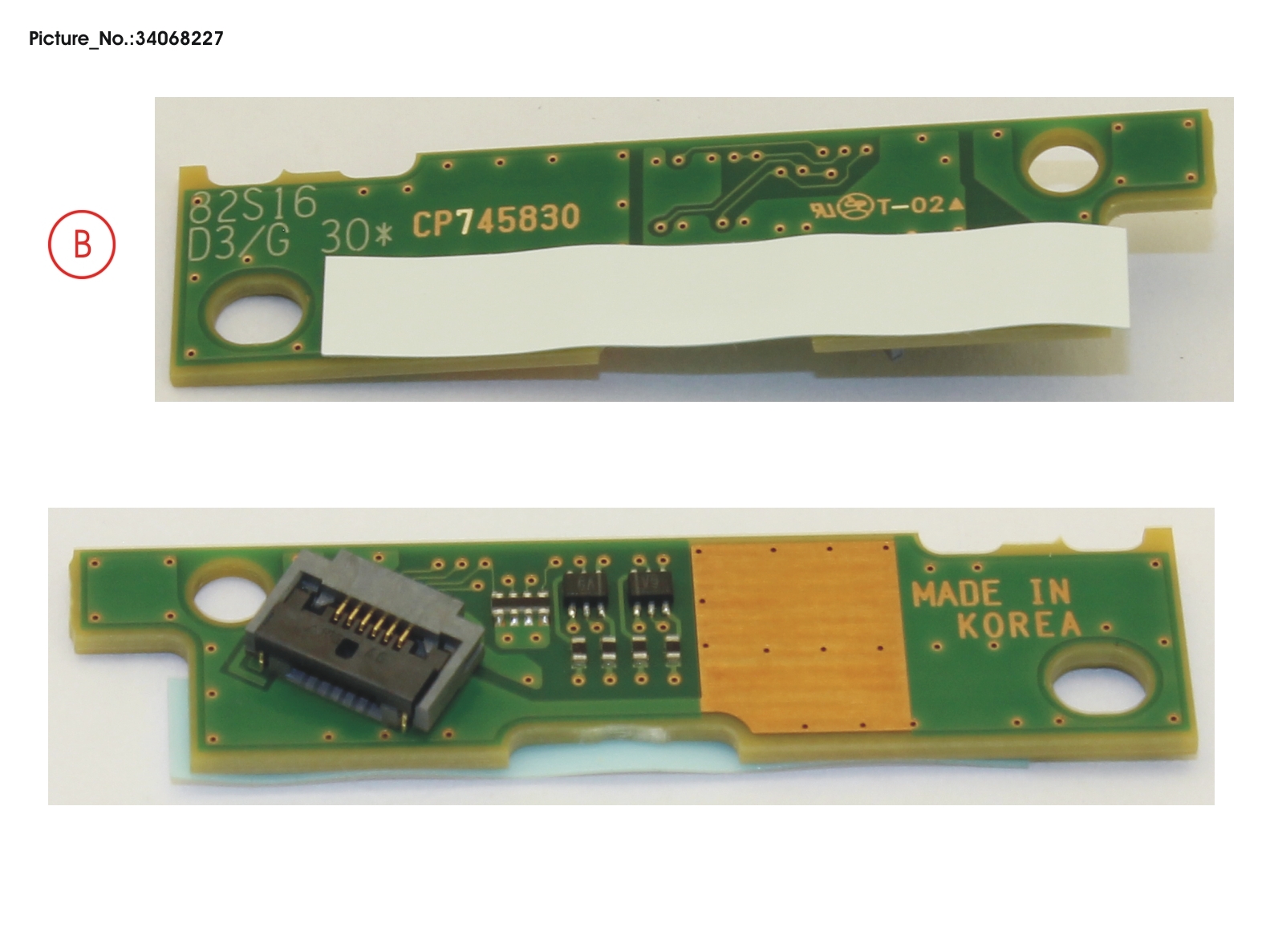 SUB BOARD, LED KB DOCKING