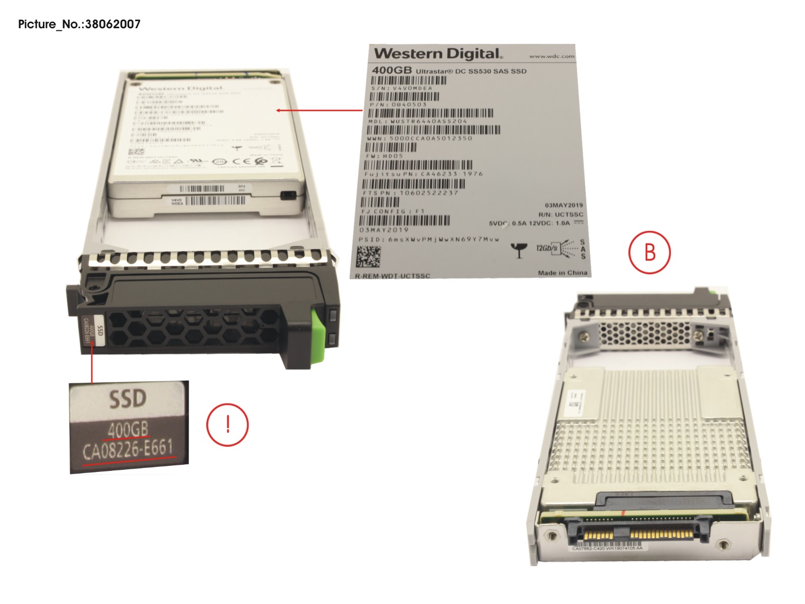 DX S3/S4 SSD SAS 2.5 400GB DWPD3 12G