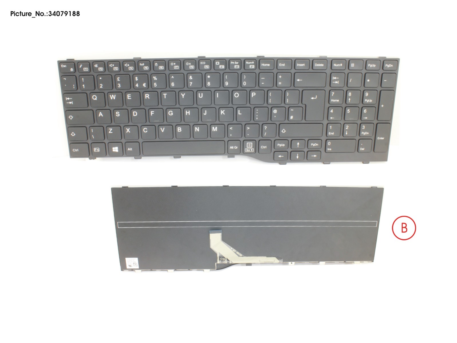 FUJITSU KEYBOARD BLACK UK WIN10 FUJITSU KEYBOARD BLACK UK WIN10