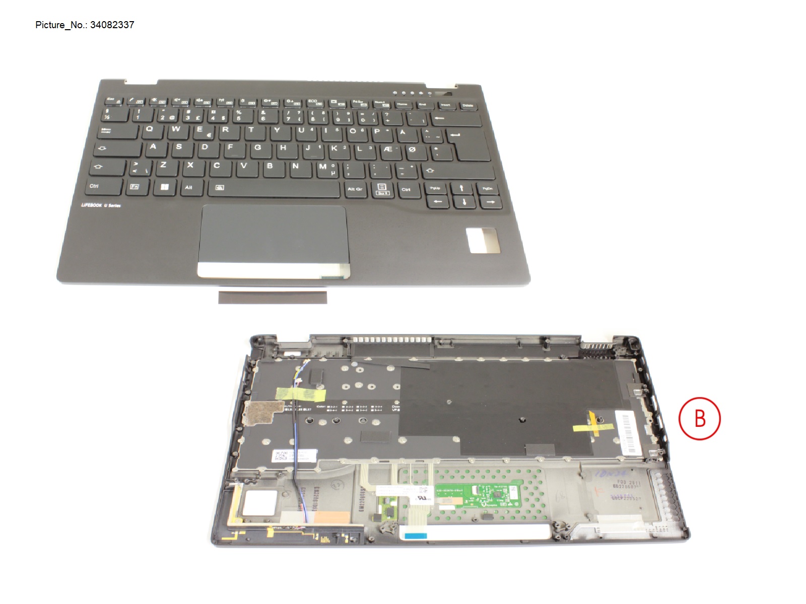 UPPER ASSY INCL. KB DENMARK W/PV(5G ANT) UPPER ASSY INCL. KB DENMARK W/PV(5G ANT)