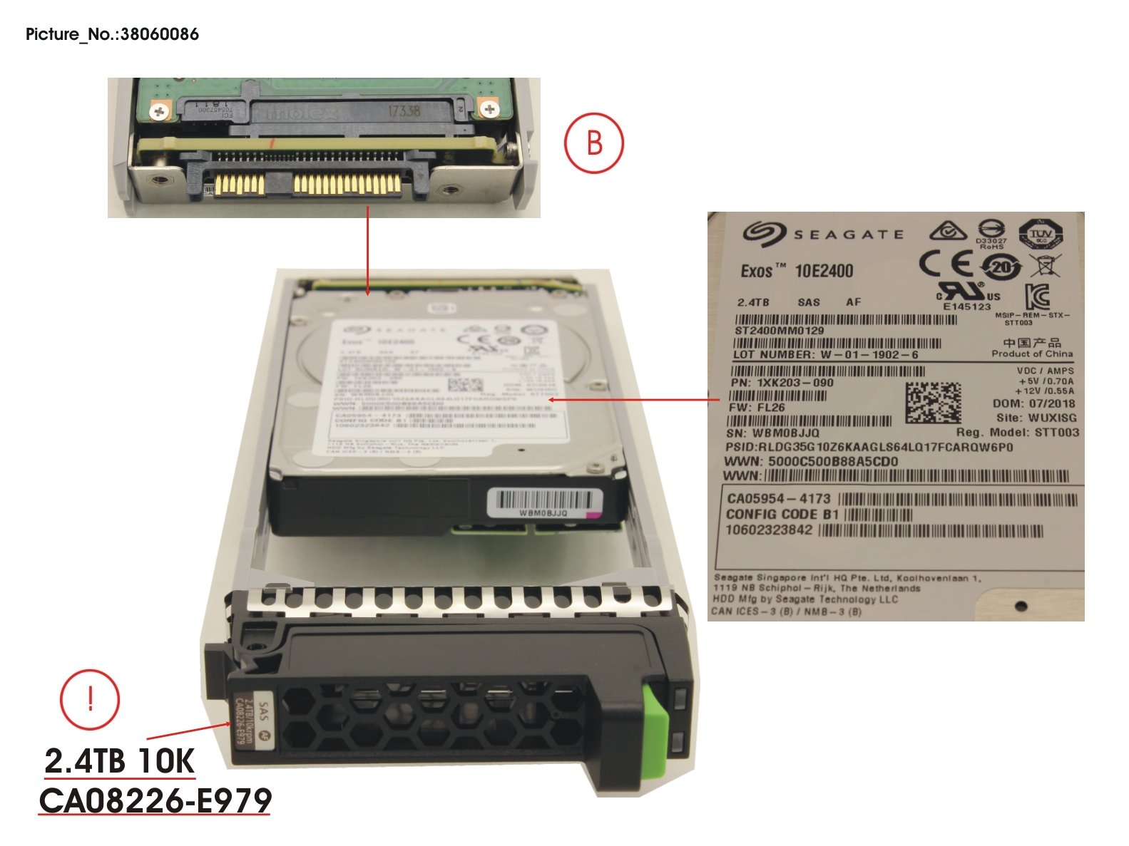 FUJITSU DX S3/S4 HD DRIVE 2.5  2.4TB 10K