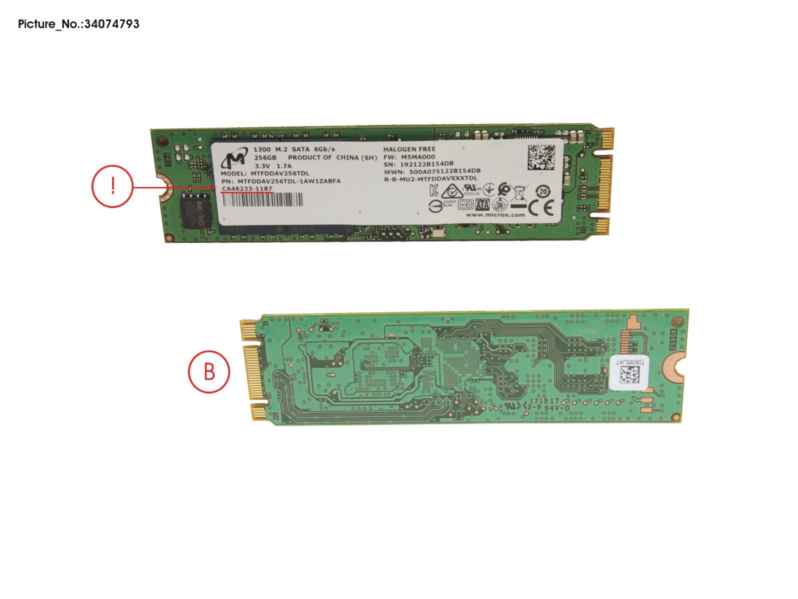 SSD S3 M.2 2280 MOI 1300 256GB