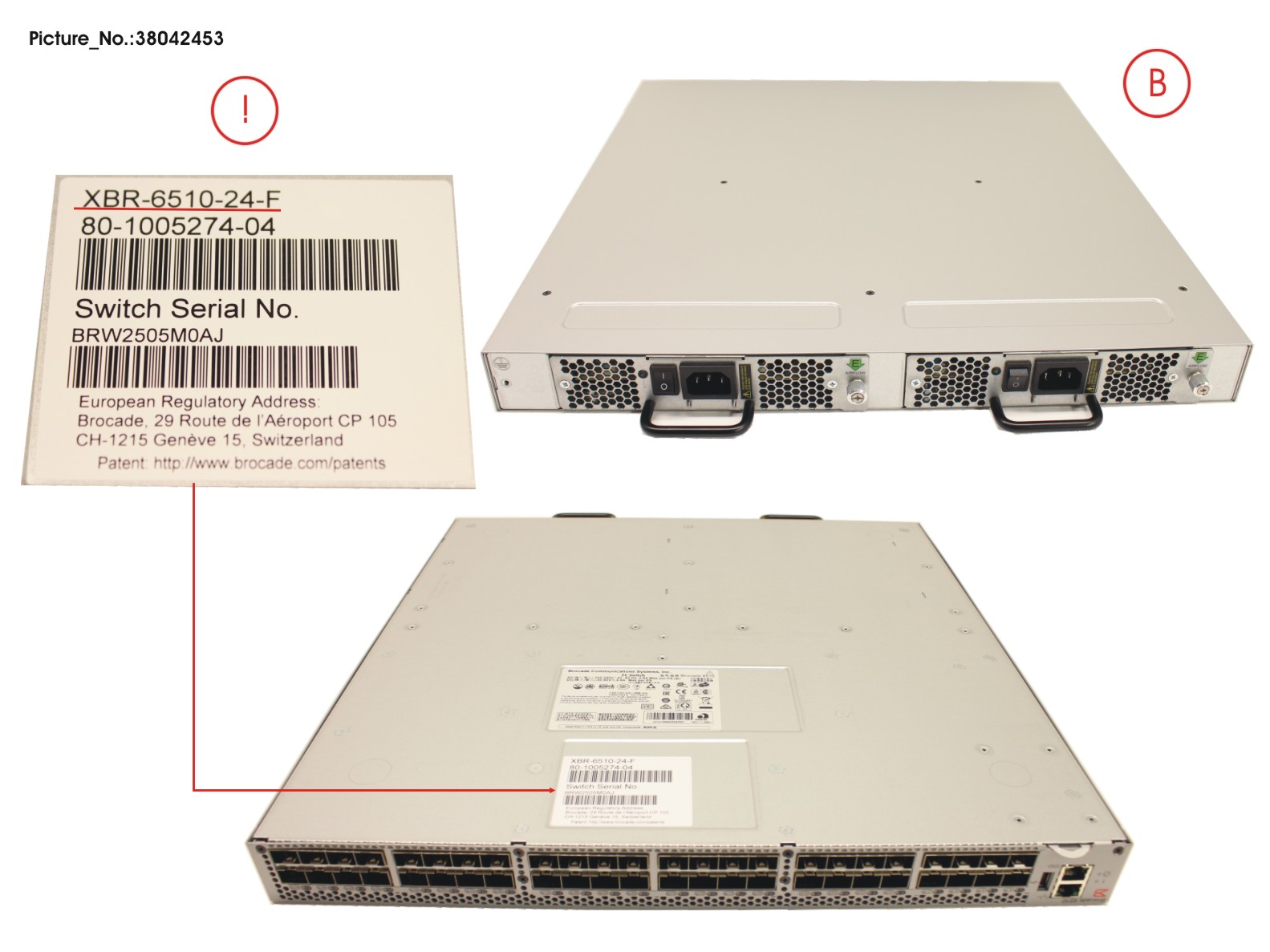 FRU,6510,24P,AC,NONPORT SIDE EXHAUST AF FRU,6510,24P,AC,NONPORT SIDE EXHAUST AF