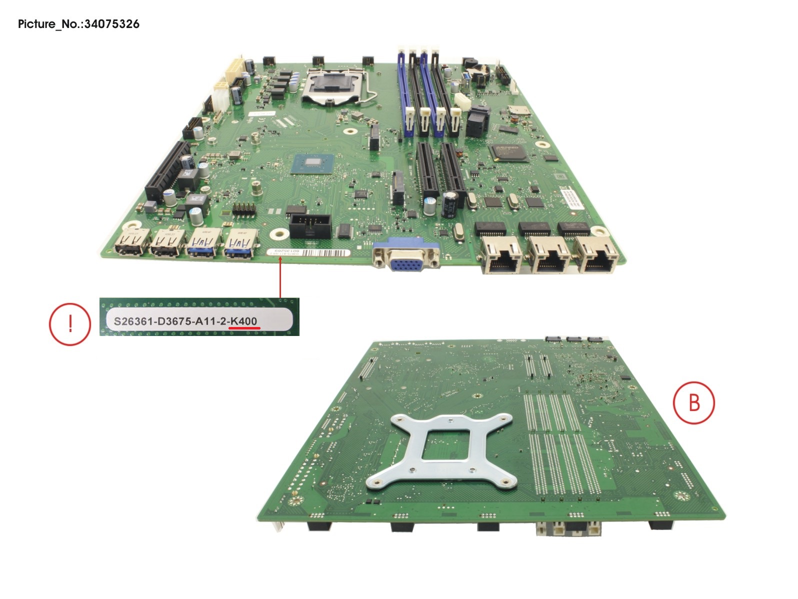 FUJITSU SYSTEMBOARD RX1330M4