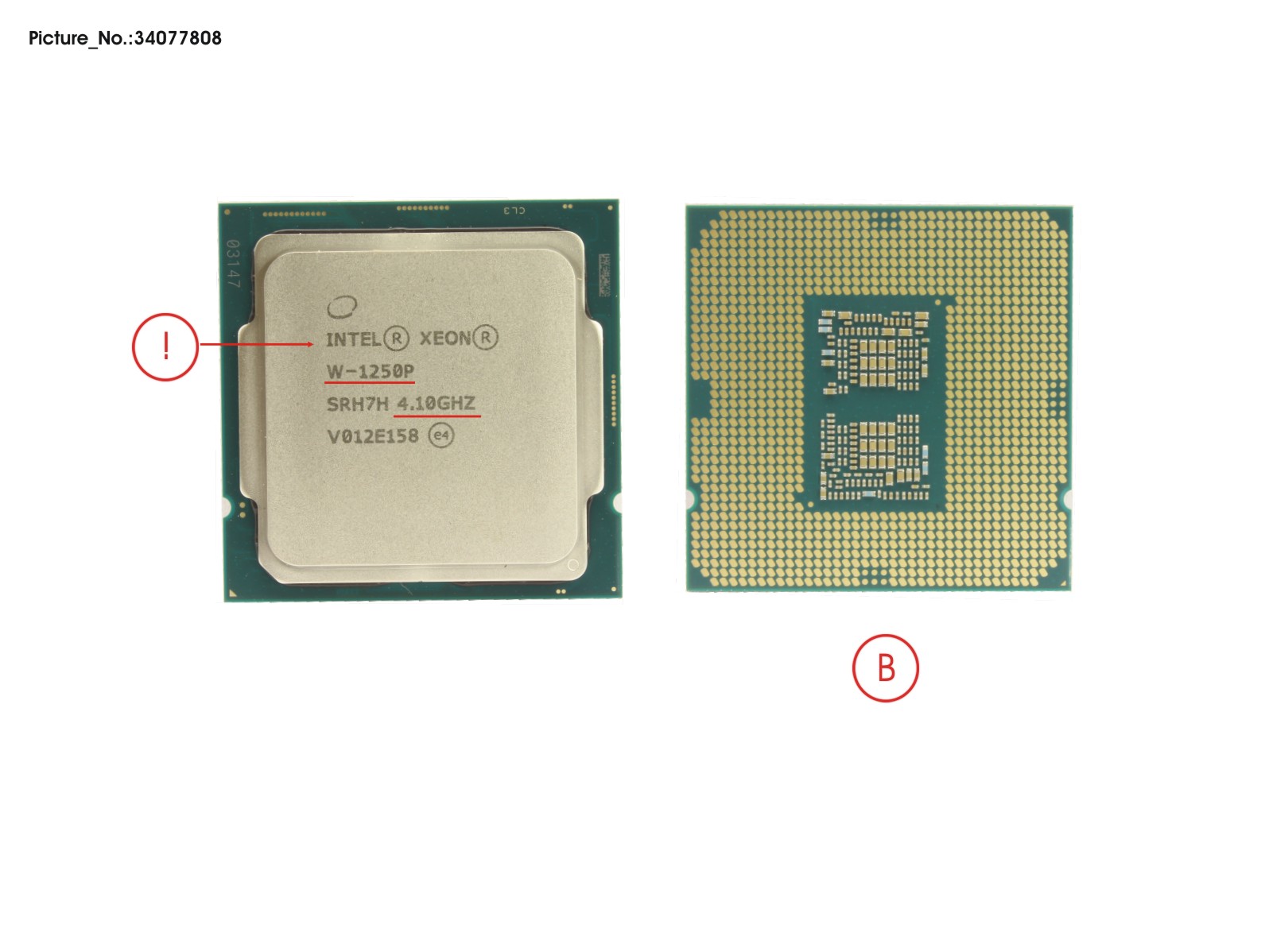 CPU INTEL XEON W-1250P 4,1 GHZ 125W