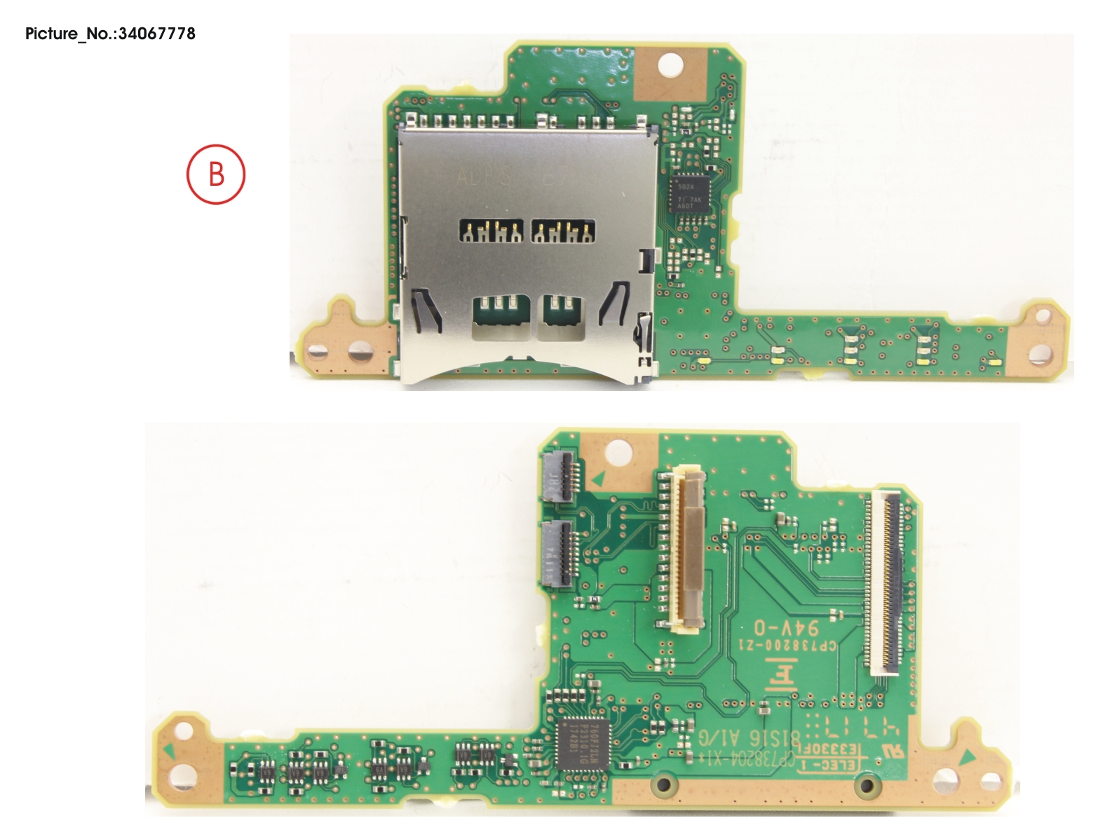 SUB BOARD, SD/LED