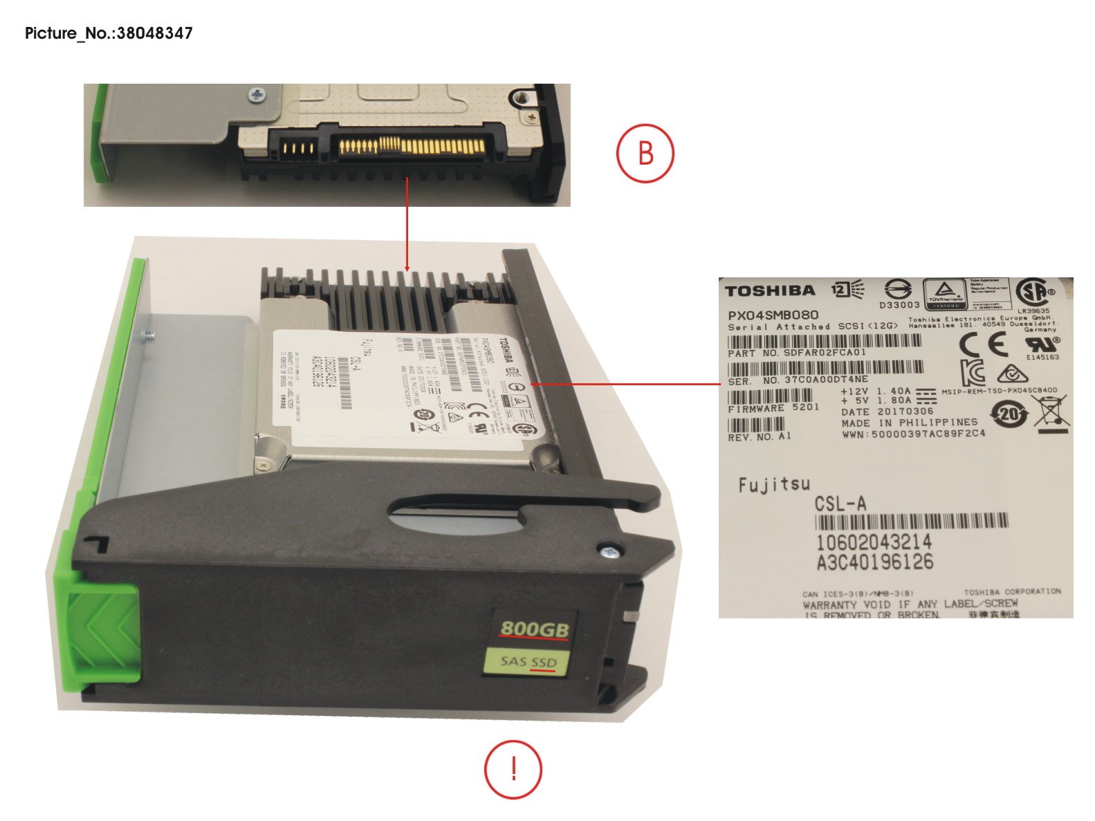 JX60 S2 MLC SSD 800GB 10DWPD SPARE