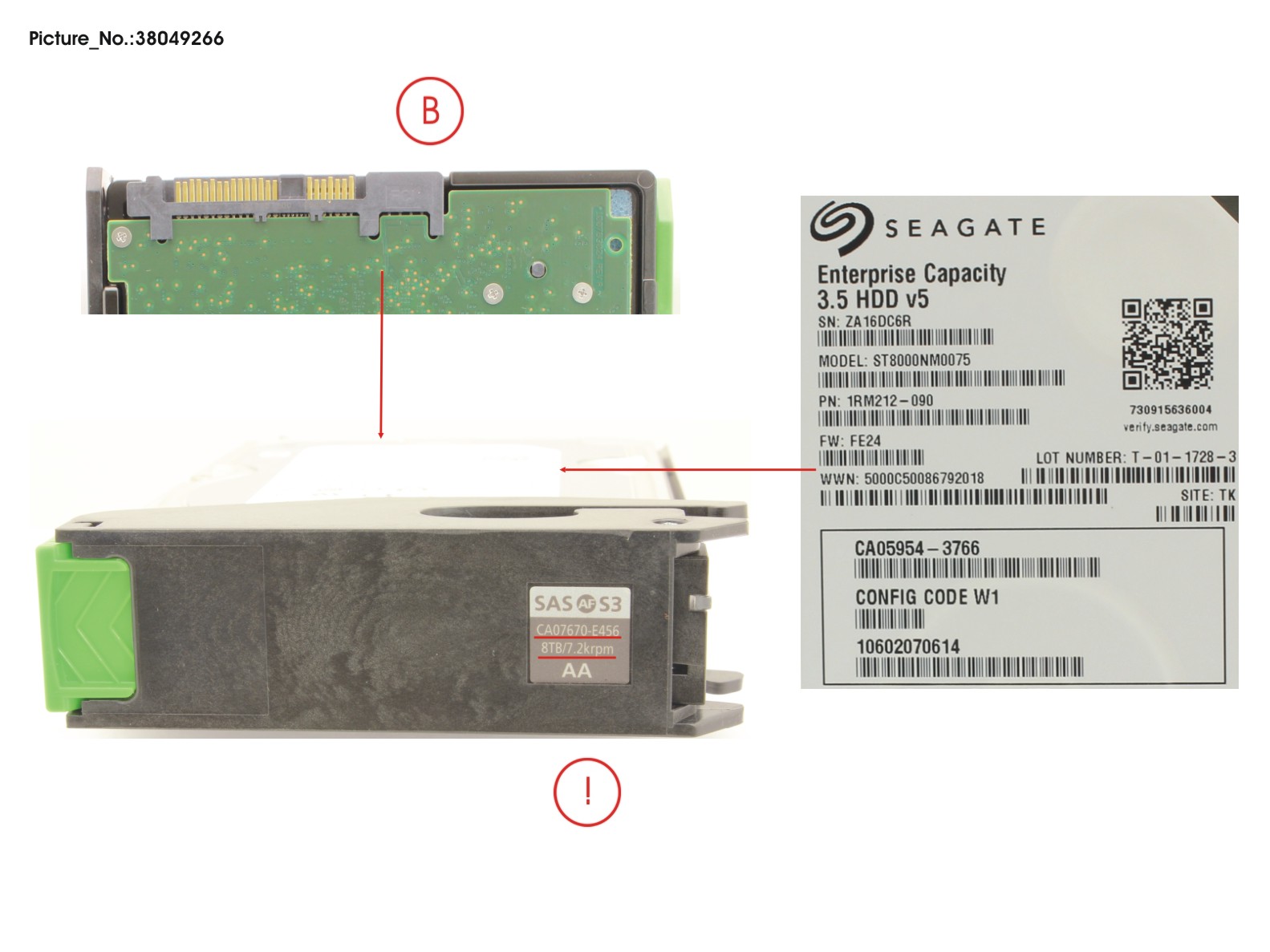 DX HDDE HD NLSAS 8TB 7.2 3.5 AF X1