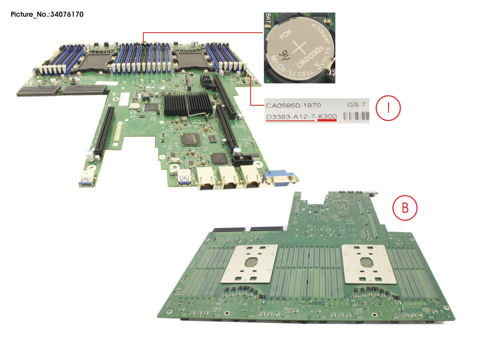 FUJITSU MOBO RX2530 M4