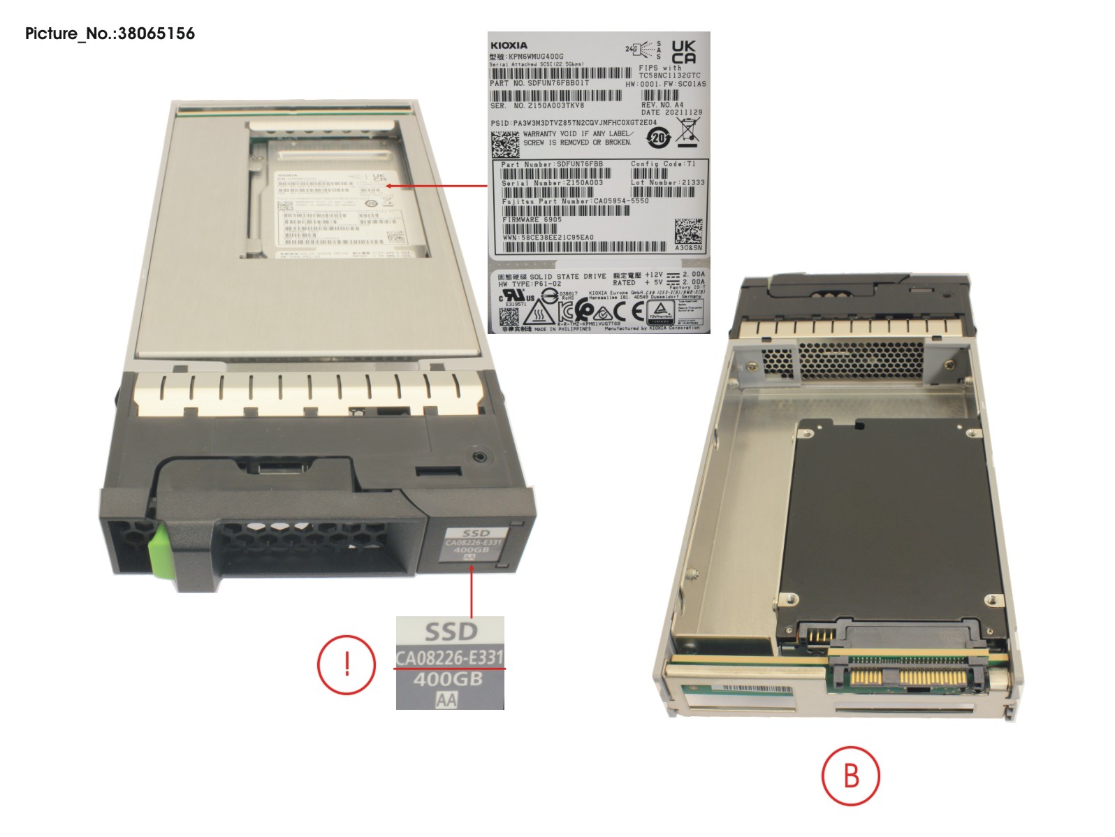 DX/AF FIPS SSD SAS 3.5 400GB 12G