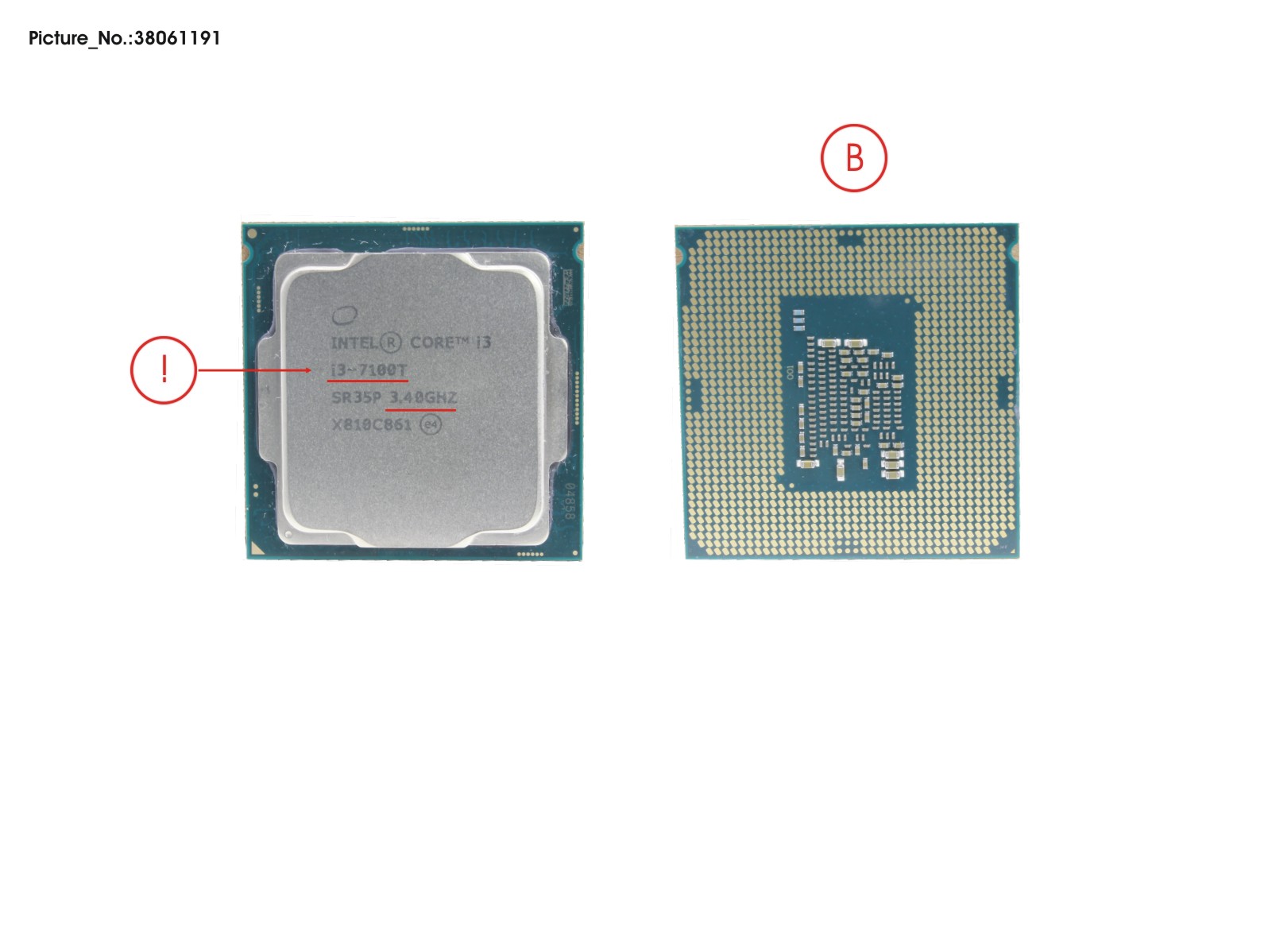 CPU CORE I3-7100T 3.4GHZ 35W