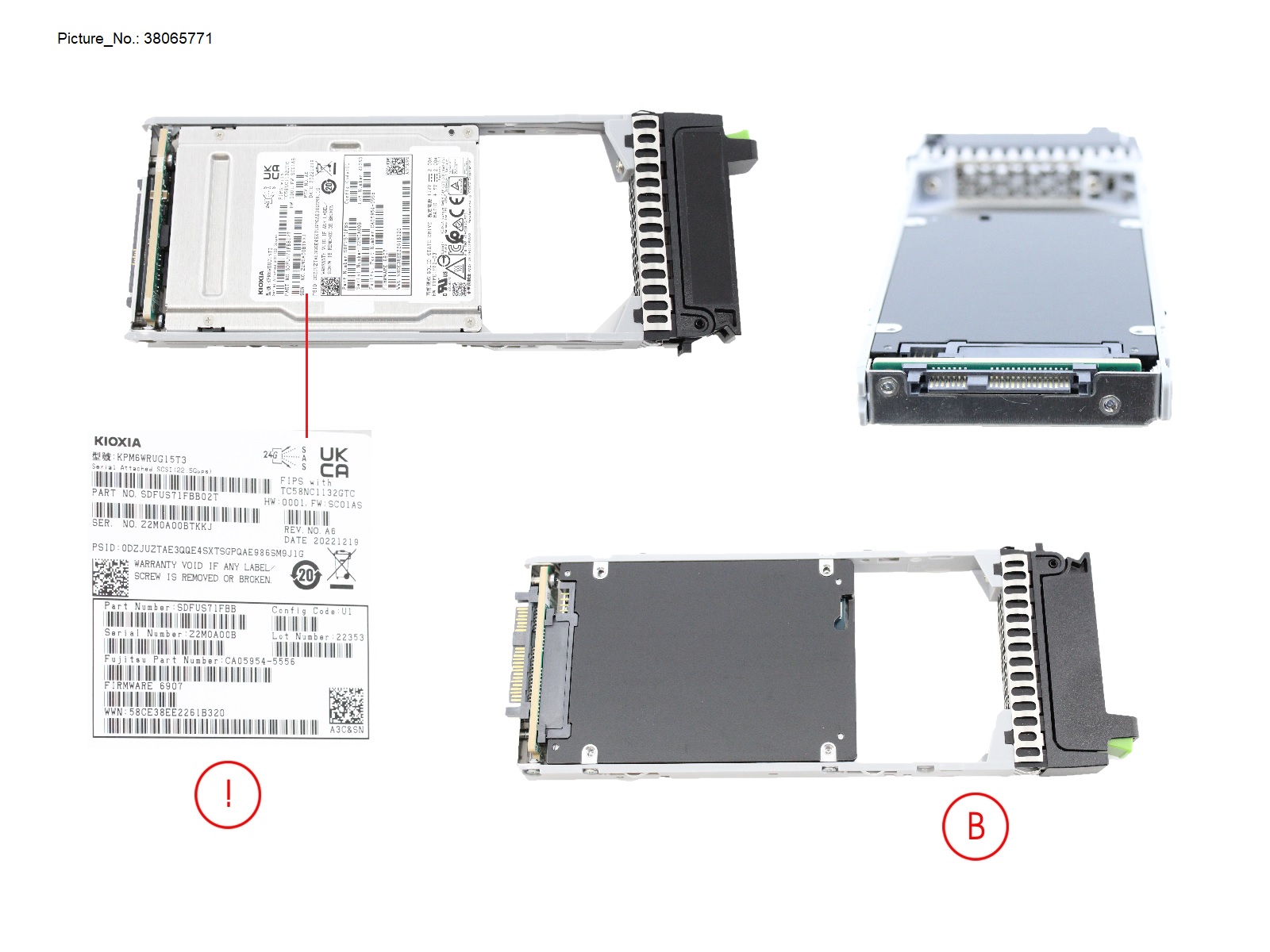 DX FIPS SSD SAS 2.5 15.36TB 12G