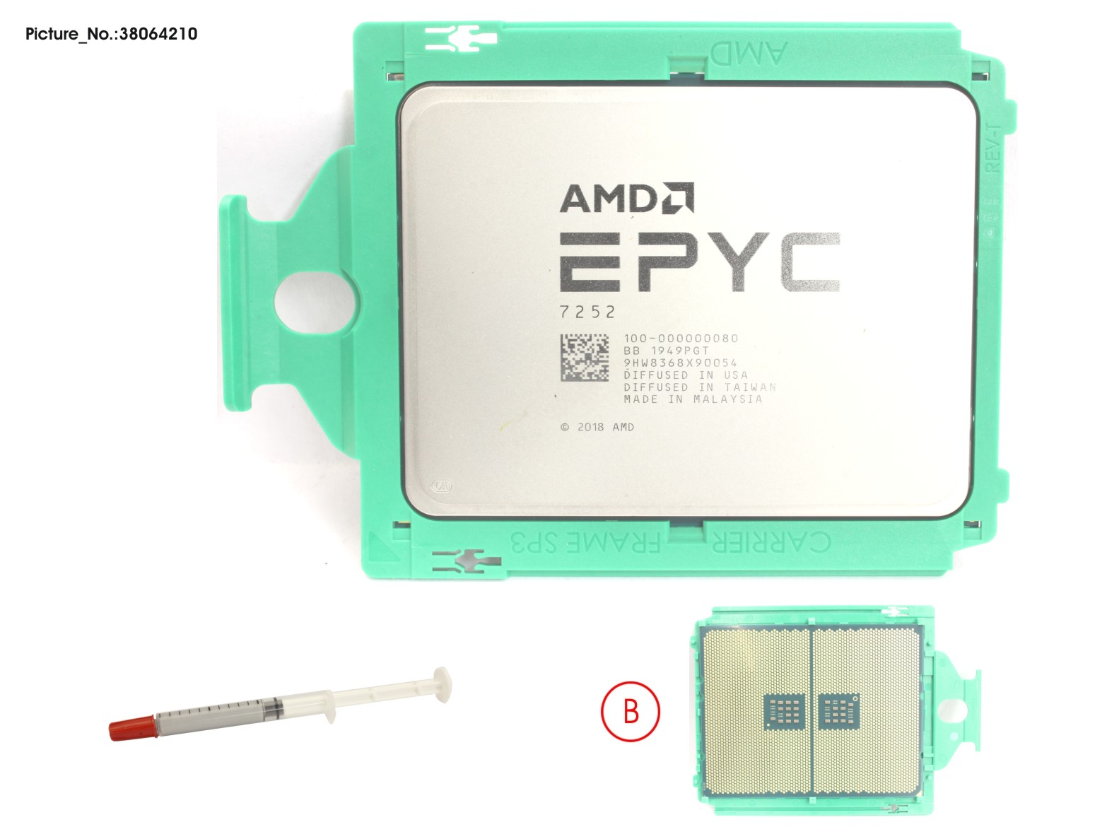 CPU SPARE AMD EPYC 7252