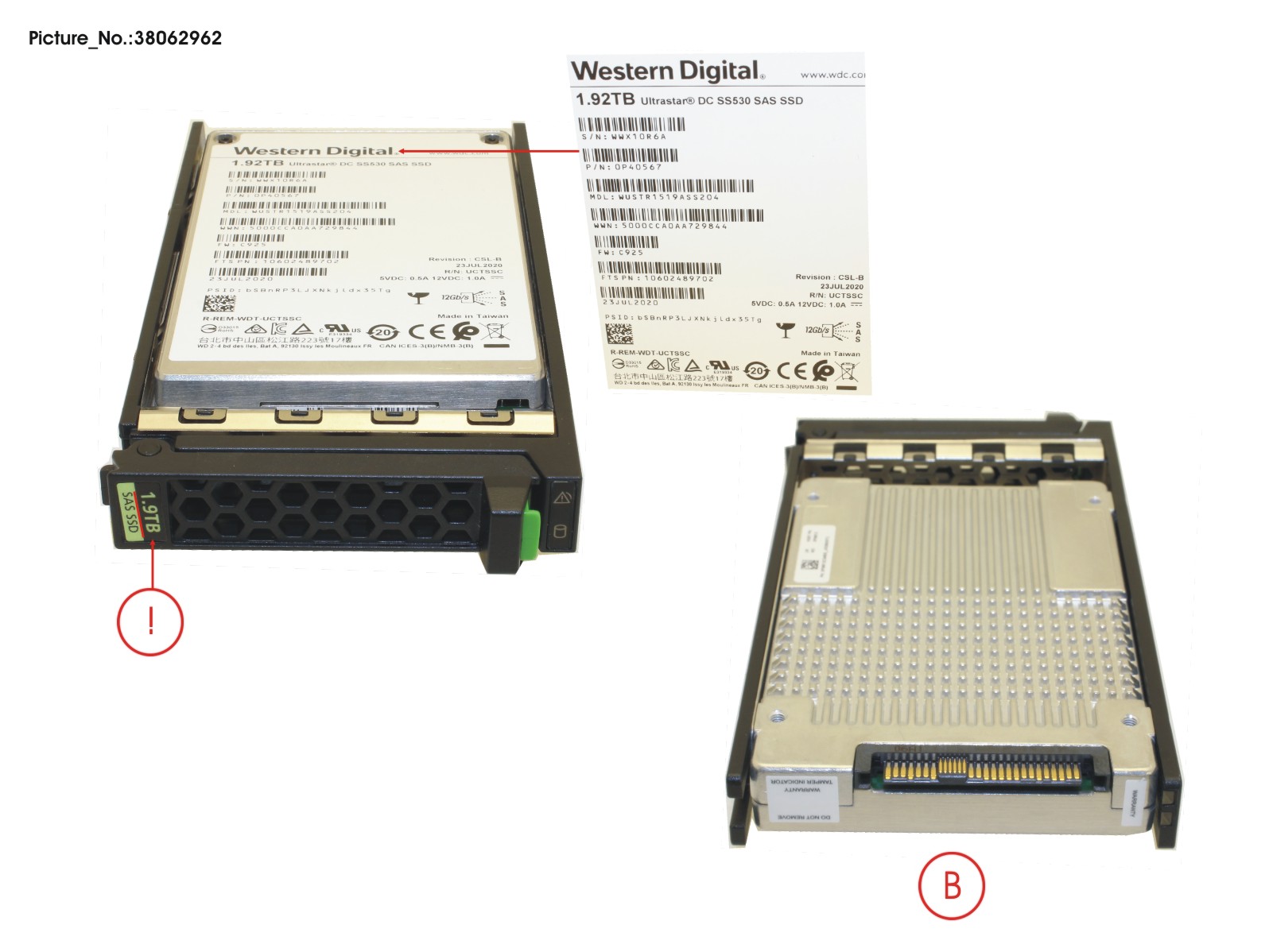 SSD SAS 12G 1.92TB READ-INT. 2.5 H-P EP
