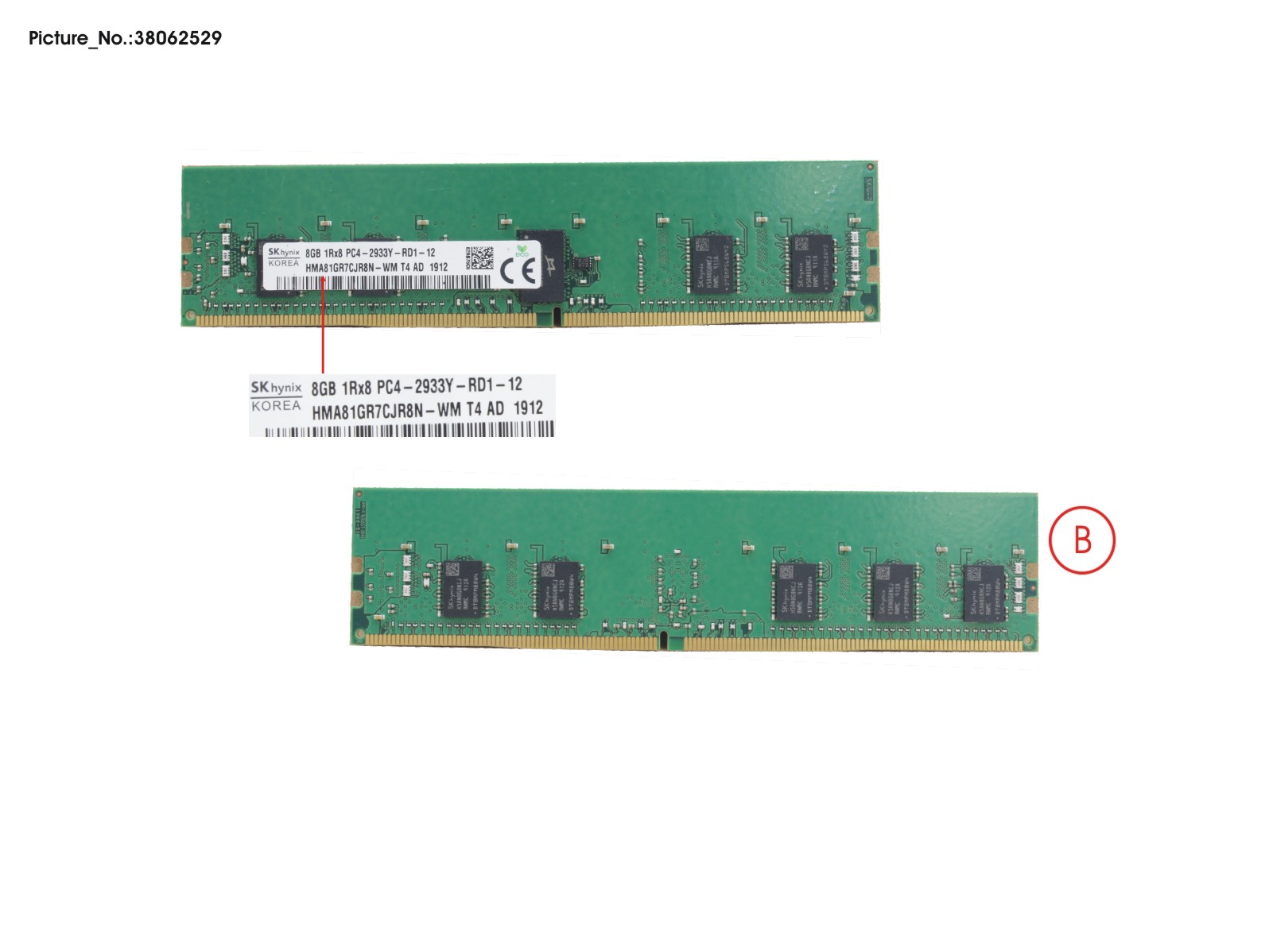 MEM 8GB DDR4 RG2933 R1