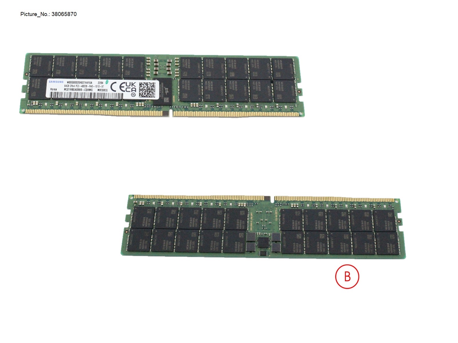64GB (1X64GB) 2RX4 DDR5-4800 R ECC