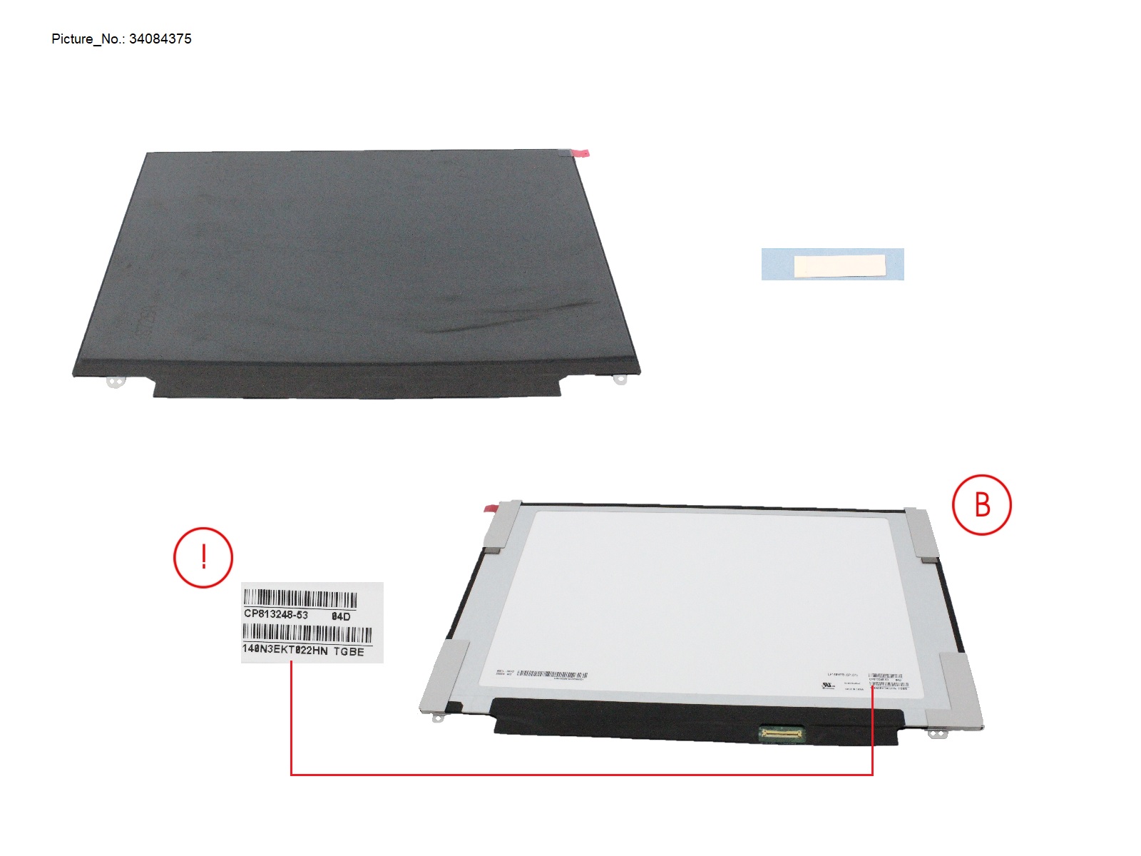 LCD ASSY 14 FHD TOUCH W/ PLATE LCD ASSY 14 FHD TOUCH W/ PLATE