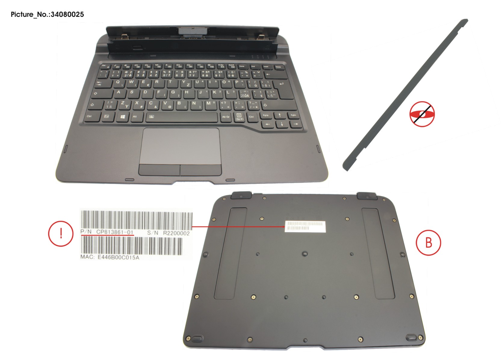 KEYBOARD DOCKING CZECH/SLOVA W/ BL, UKCA KEYBOARD DOCKING CZECH/SLOVA W/ BL, UKCA