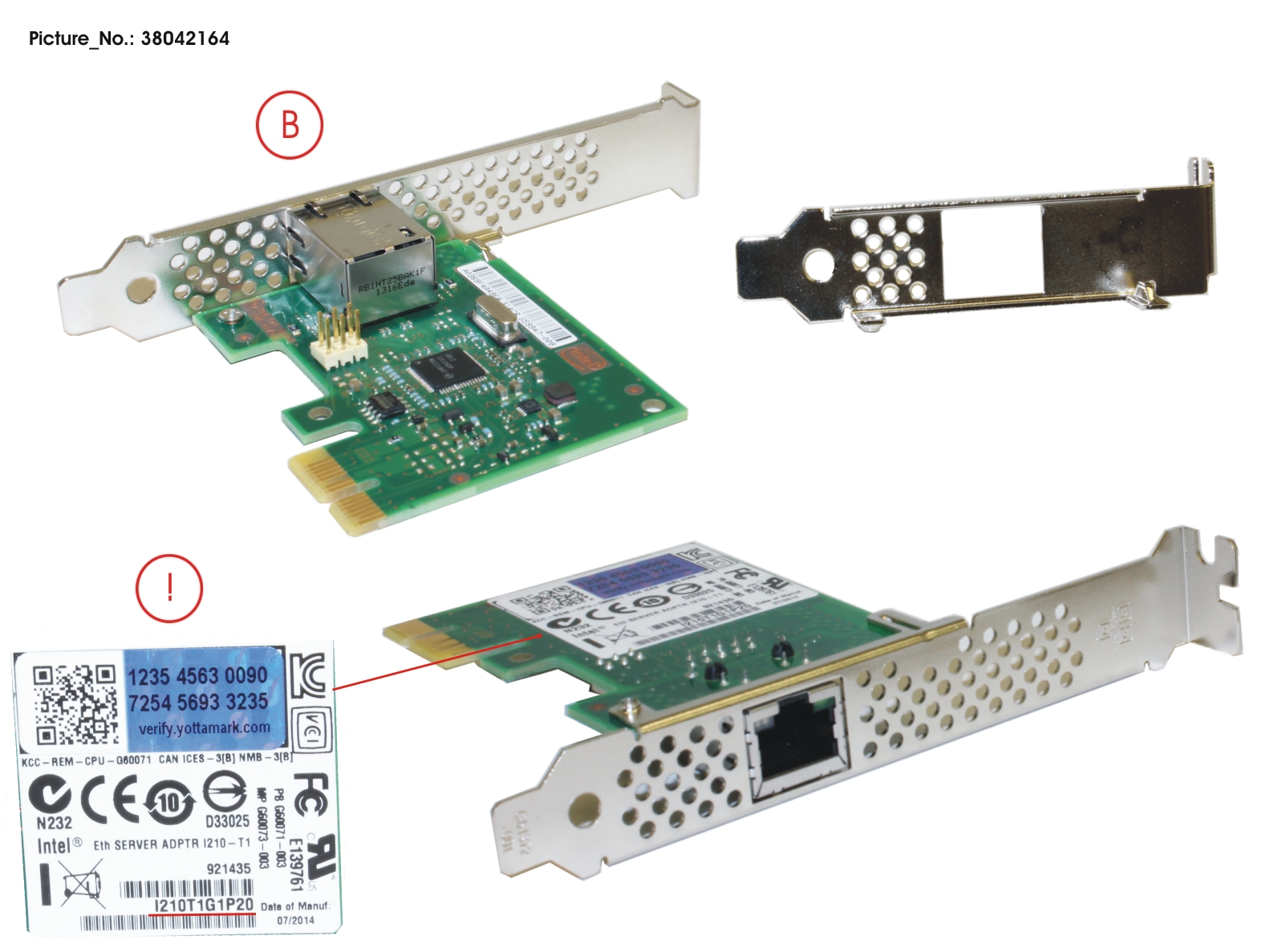 FUJITSU PLAN AP 1X1GBIT CU INTEL I210-T1