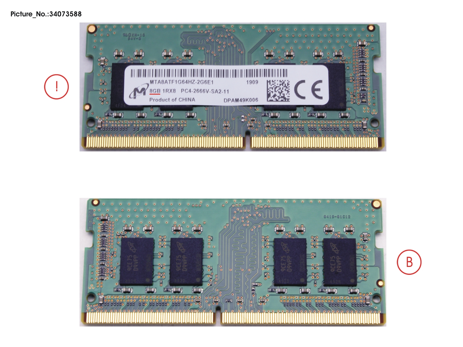 MEMORY 8GB DDR4