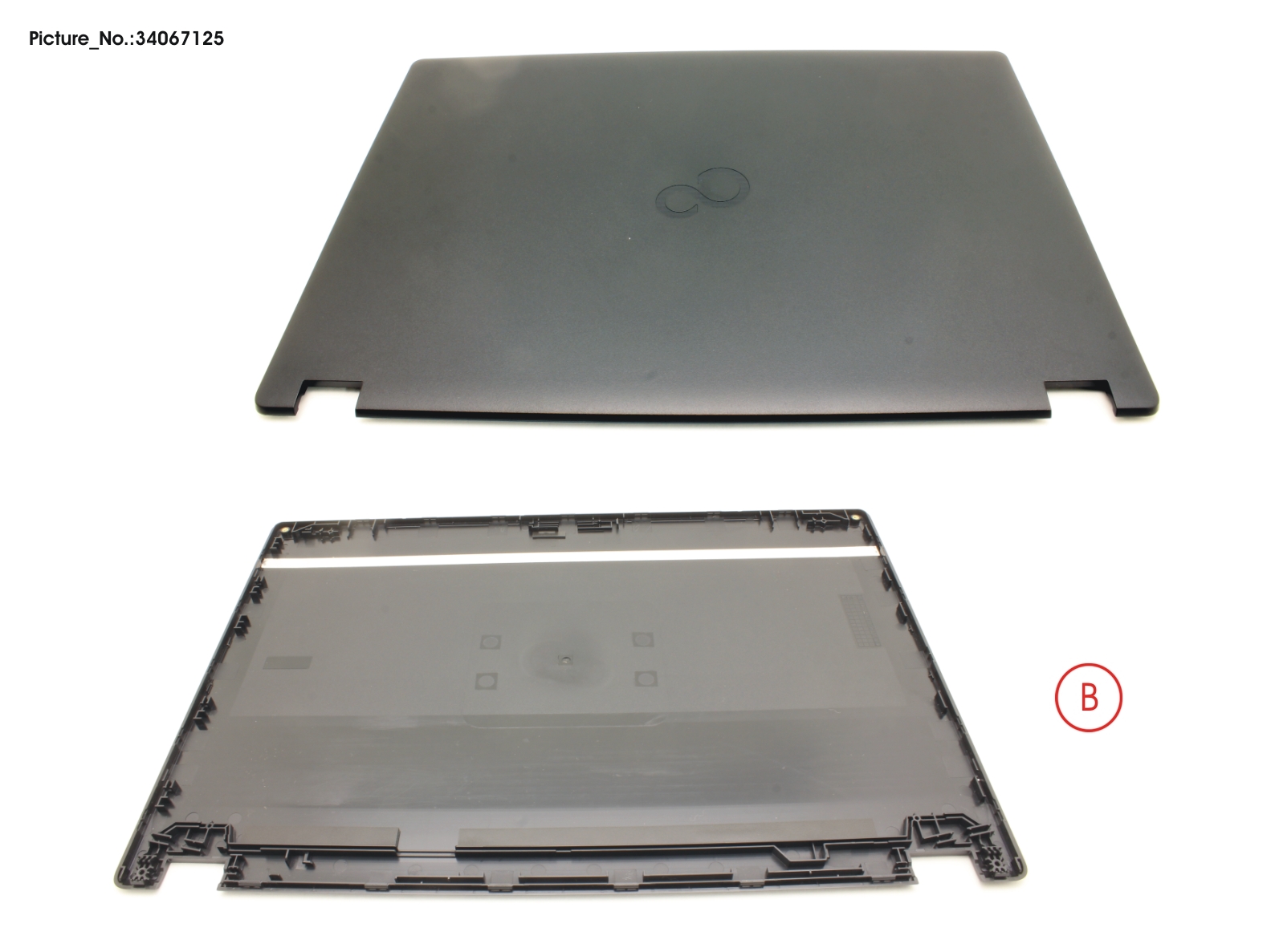 FUJITSU LCD BACK COVER ASSY