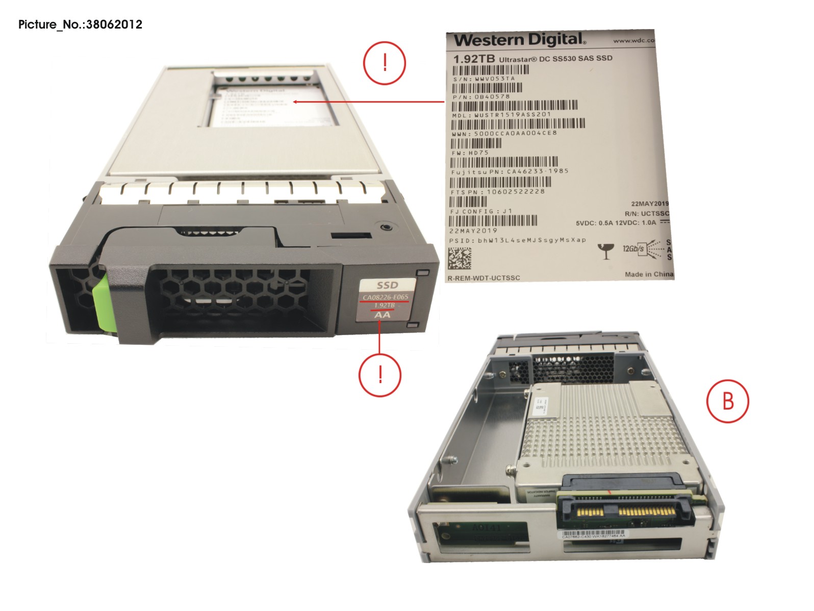 DX S3/S4 SED SSD 3.5 1.92TB DWPD1 12G