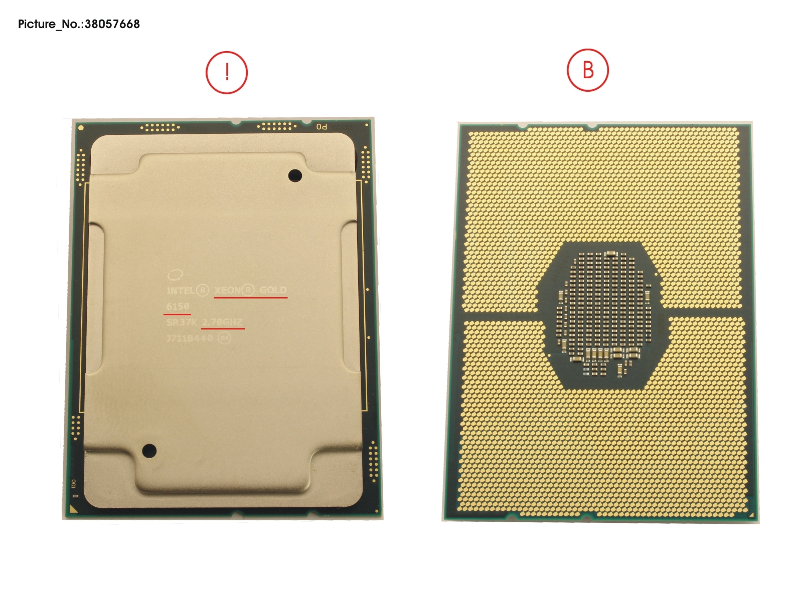 CPU XEON GOLD 6150 2,7GHZ 165W