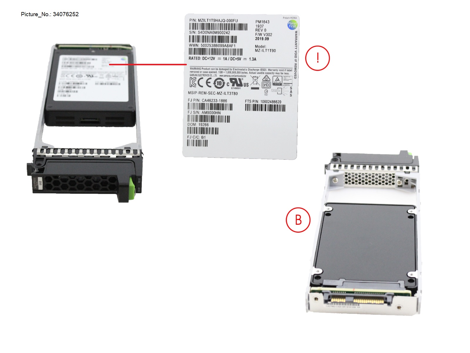 DX S3/S4 SSD SAS 2.5 1.92TB 12G