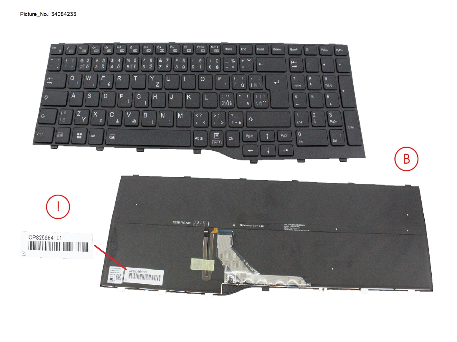 KEYBOARD BLACK W/ BL CZ/SLK/US WIN10&11 KEYBOARD BLACK W/ BL CZ/SLK/US WIN10&11