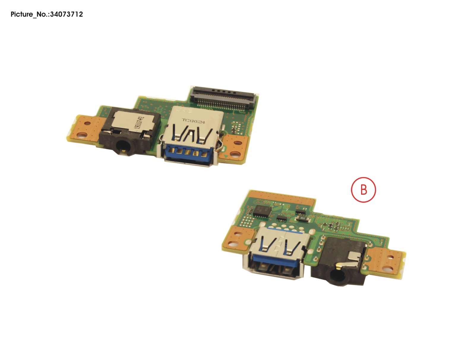 SUB BOARD, USB/AUDIO