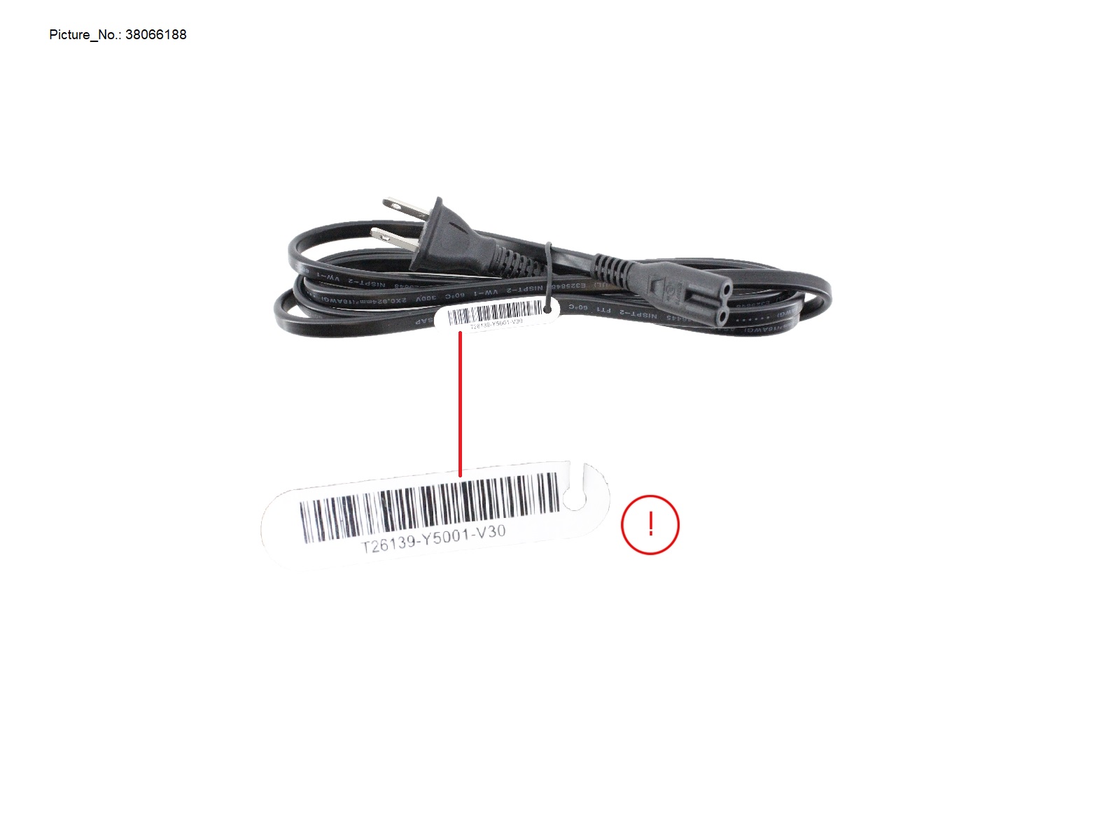 CABLE POWER USA 2P 1,8M CABLE POWER USA 2P 1,8M