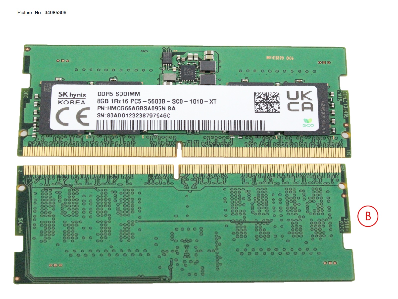 MEMORY 8GB DDR5-5600 SO