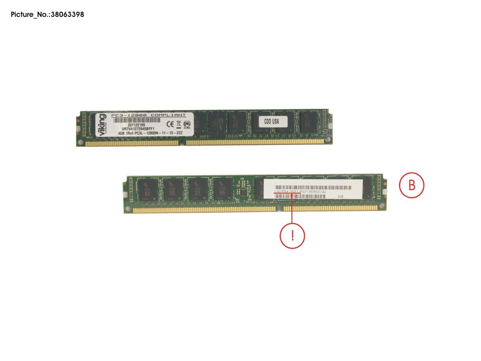 FUJITSU DX S3/S4 CACHEMEM 4GB 1X DIMM