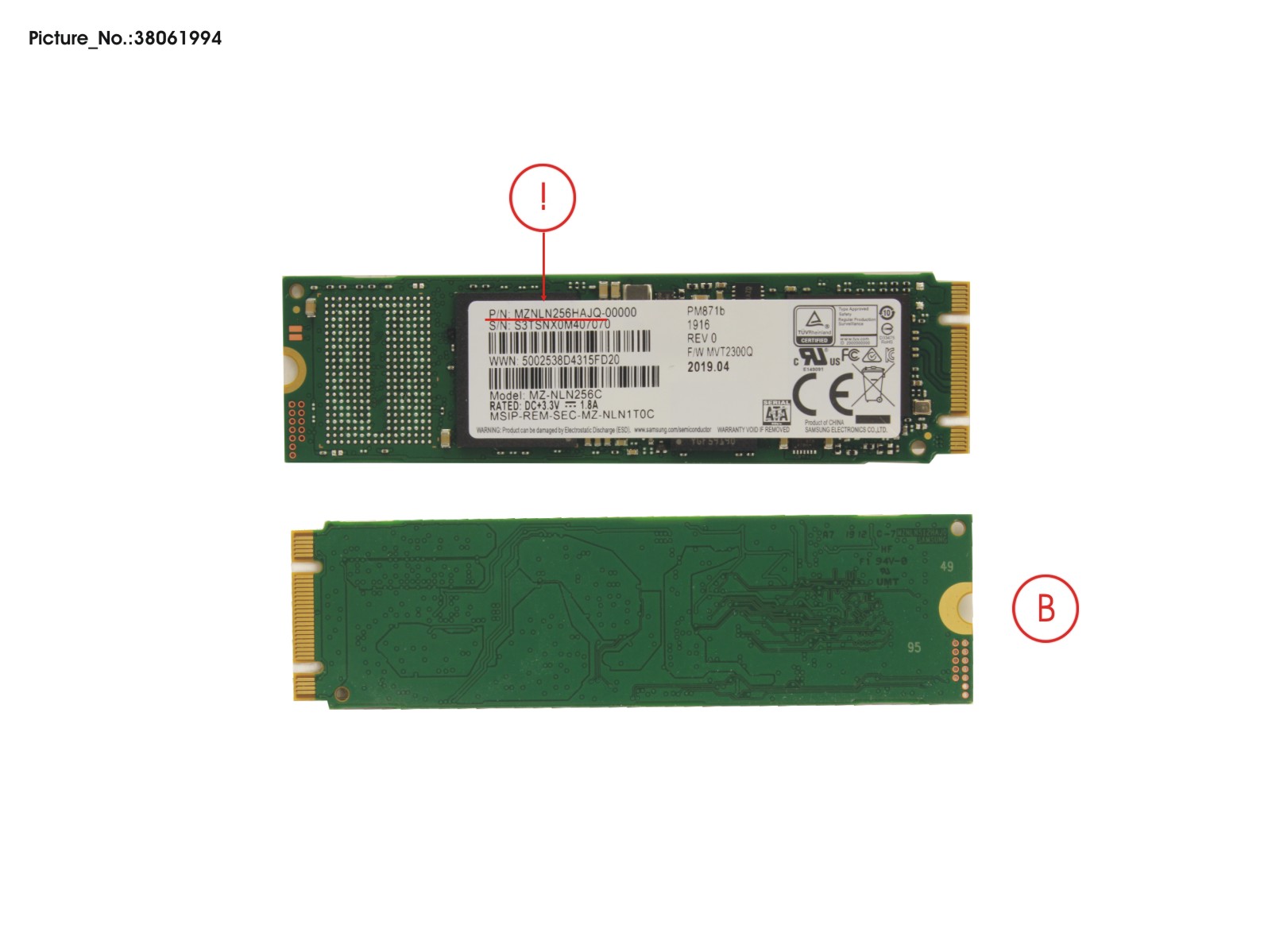 SSD S3 M.2 2280 256GB