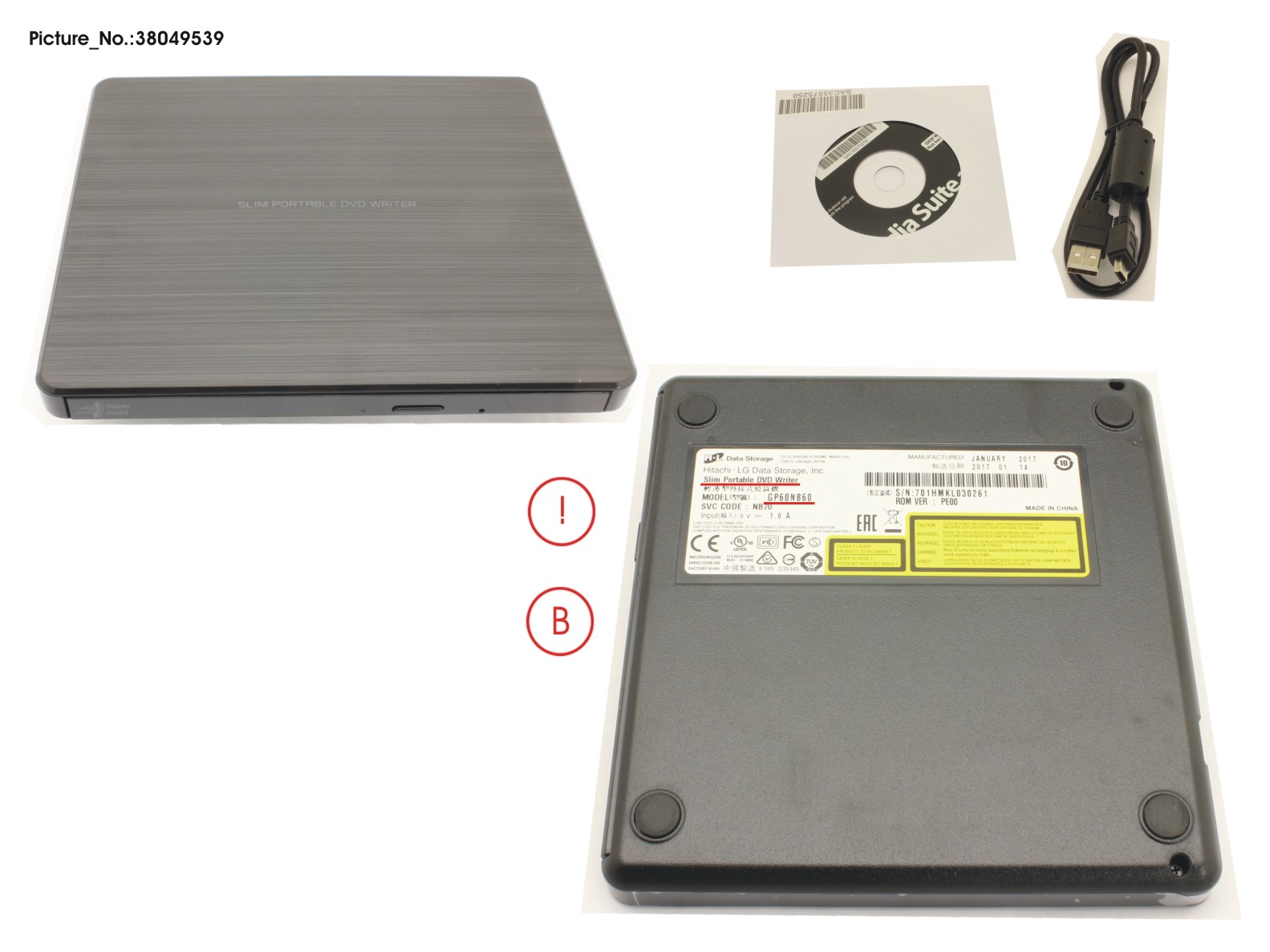 ULTRA SLIM PORTABLE DVD WRITER GP60NB60 ULTRA SLIM PORTABLE DVD WRITER GP60NB60