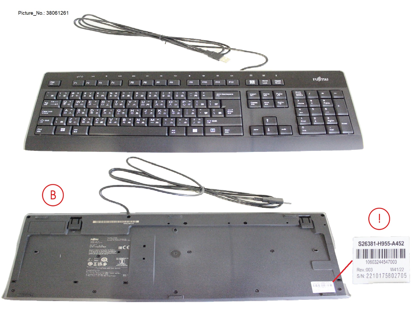 KEYBOARD KB955 USB CN