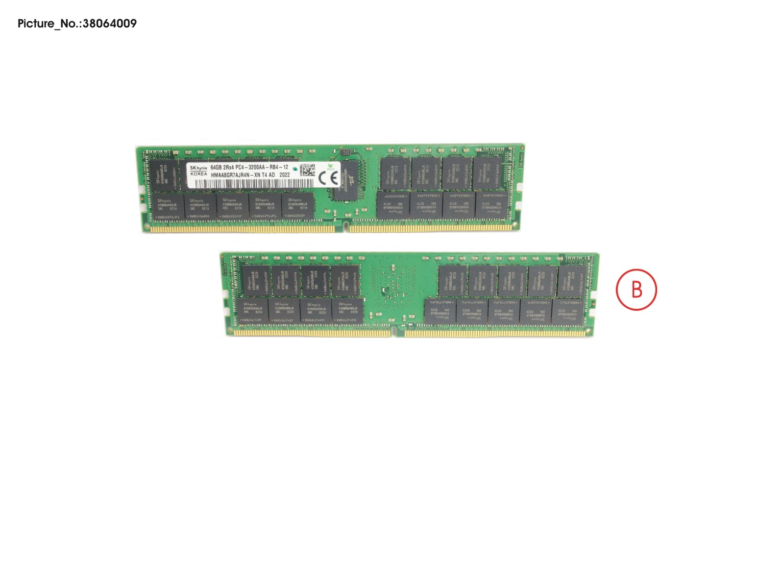 64GB (1X64GB) 2RX4 DDR4-3200 R ECC