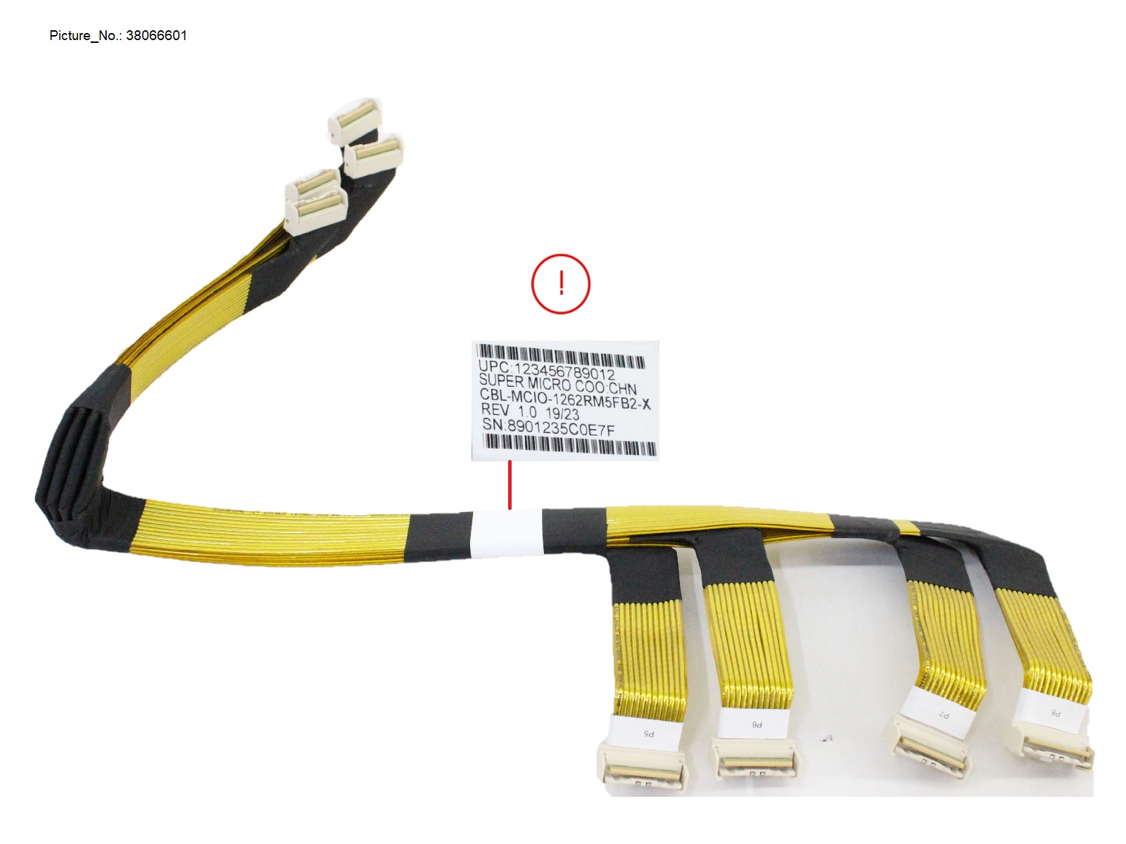 CABLE MCIO (MB-GPU BP) 62CM CABLE MCIO (MB-GPU BP) 62CM
