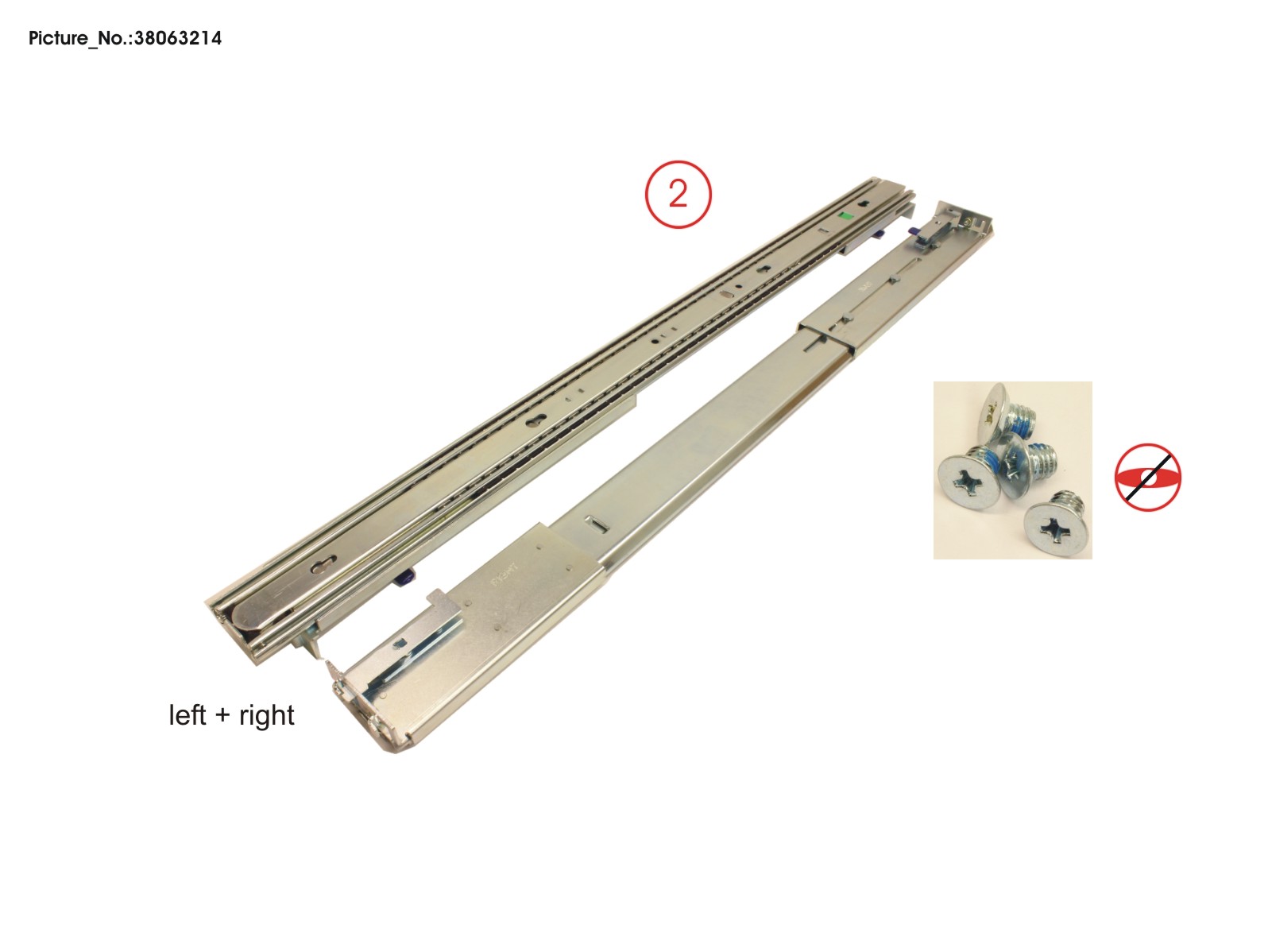 DX HD-DE SPARE RAIL KIT