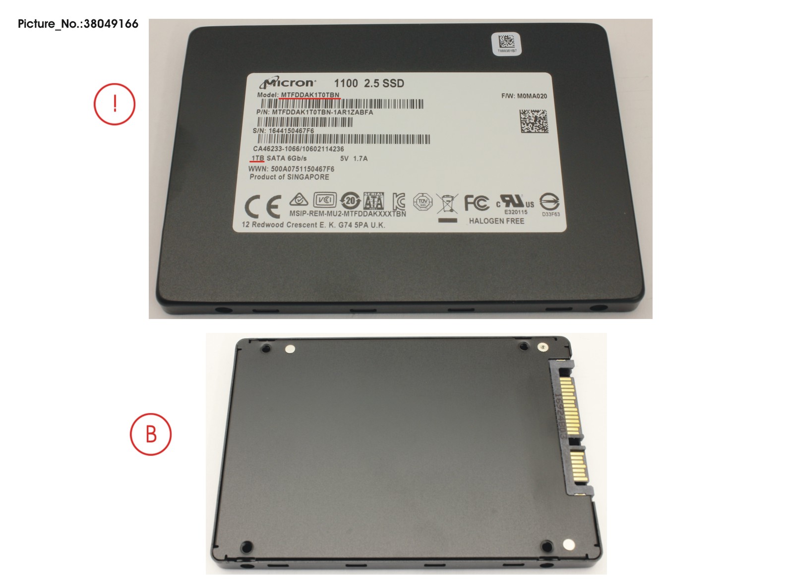 SSD S3 1TB 2.5 SATA (7MM)