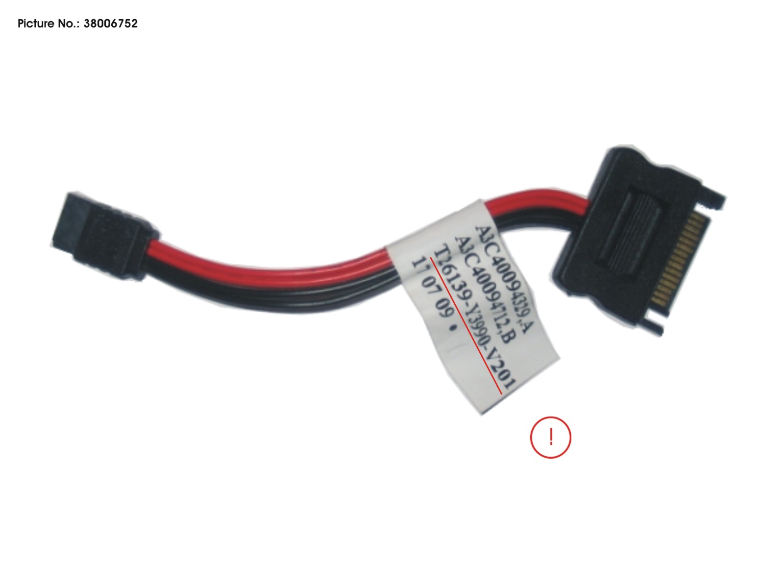 CABLE PWR SATA SL