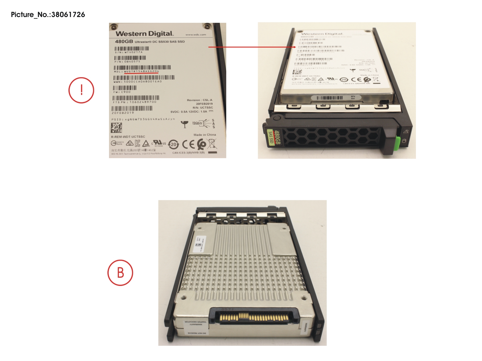 SSD SAS 12G 480GB READ-INT. 2.5 H-P EP