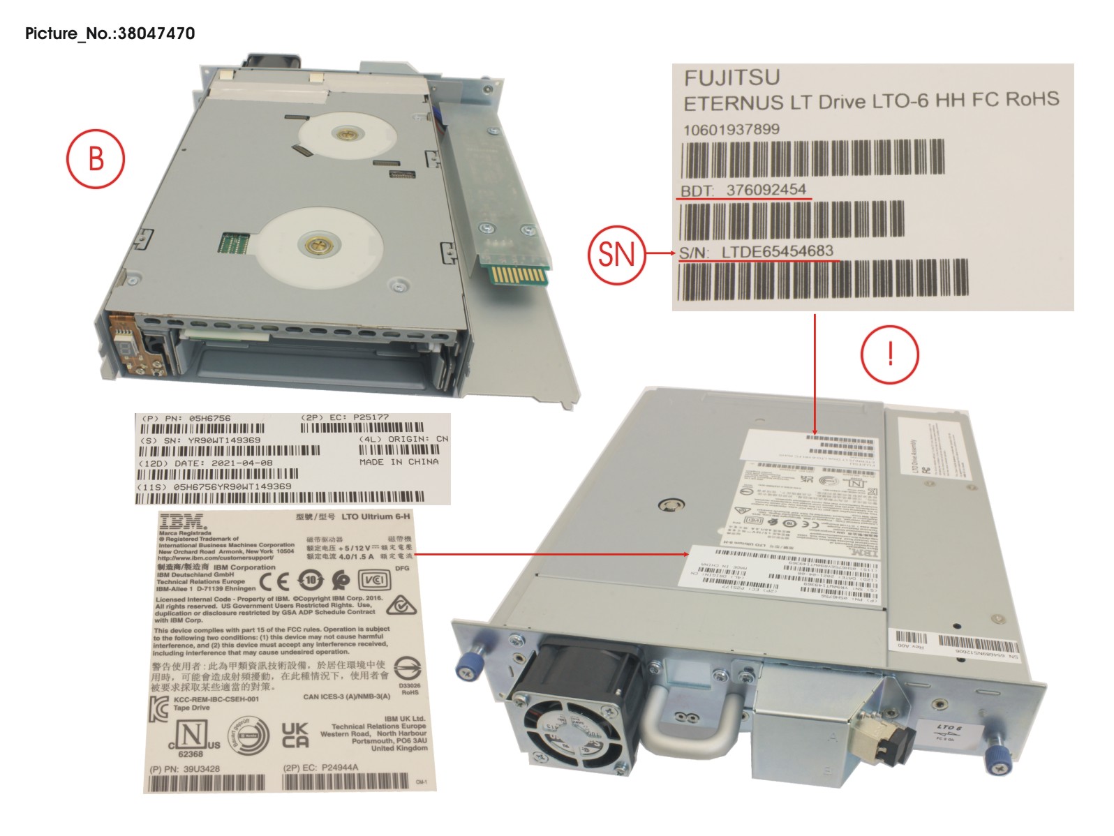 ET LT S2I DRIVE FC LTO-6 HH E-TEIL