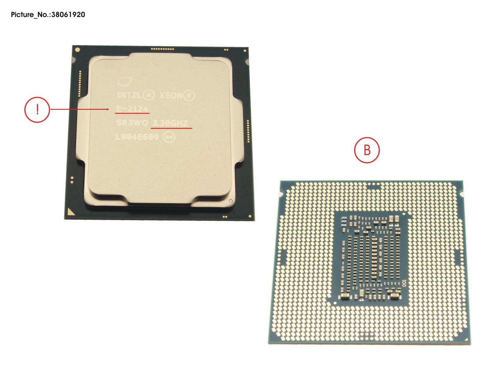 CPU XEON E-2124 3.3GHZ 71W