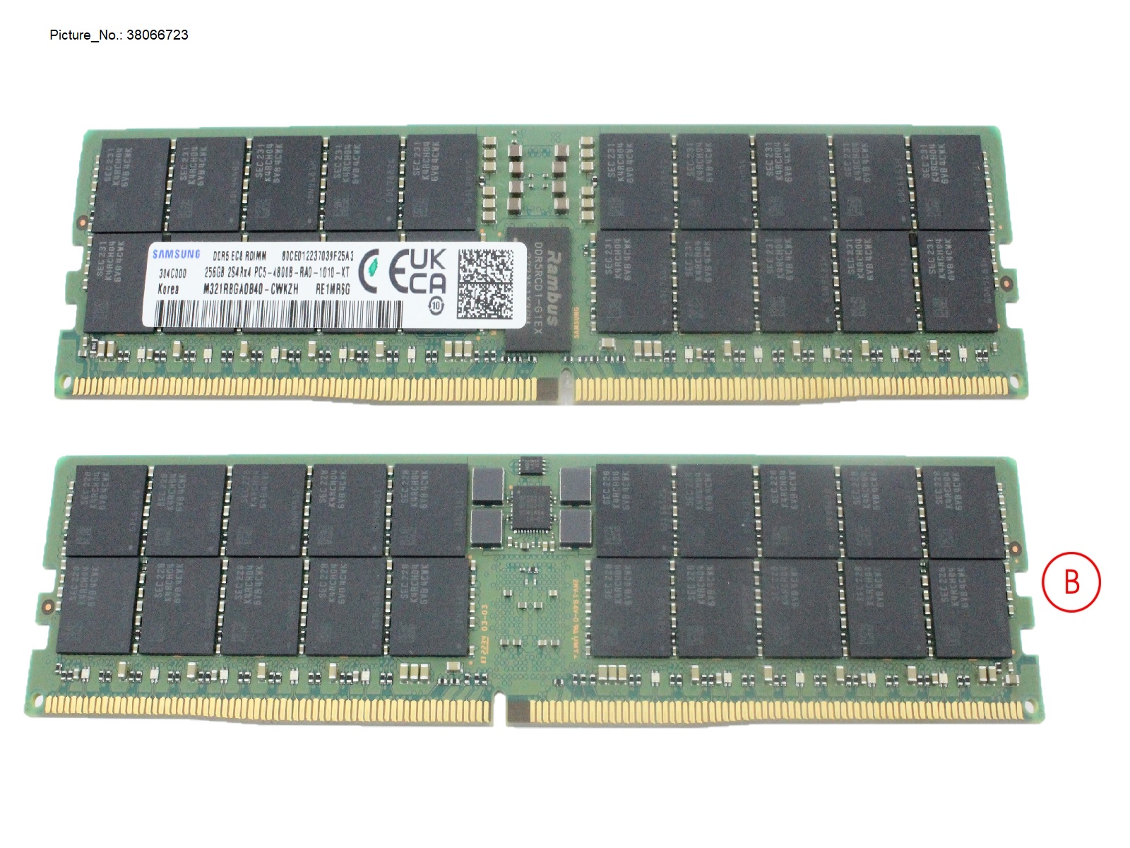 256GB (1X256GB) 8RX4 DDR5-4800 R 3DS ECC
