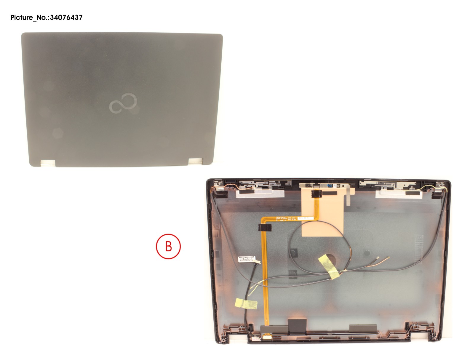 LCD BACK COVER ASSY(FHD, W/HELLO CAMERA)