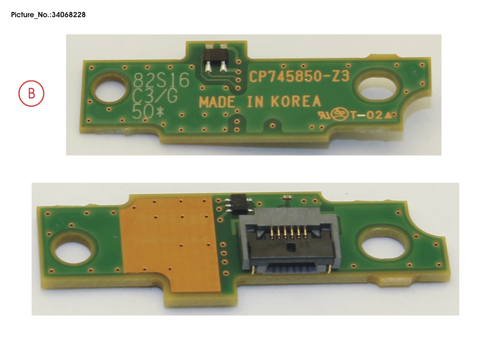 SUB BOARD, MR SENSOR KB DOCKING