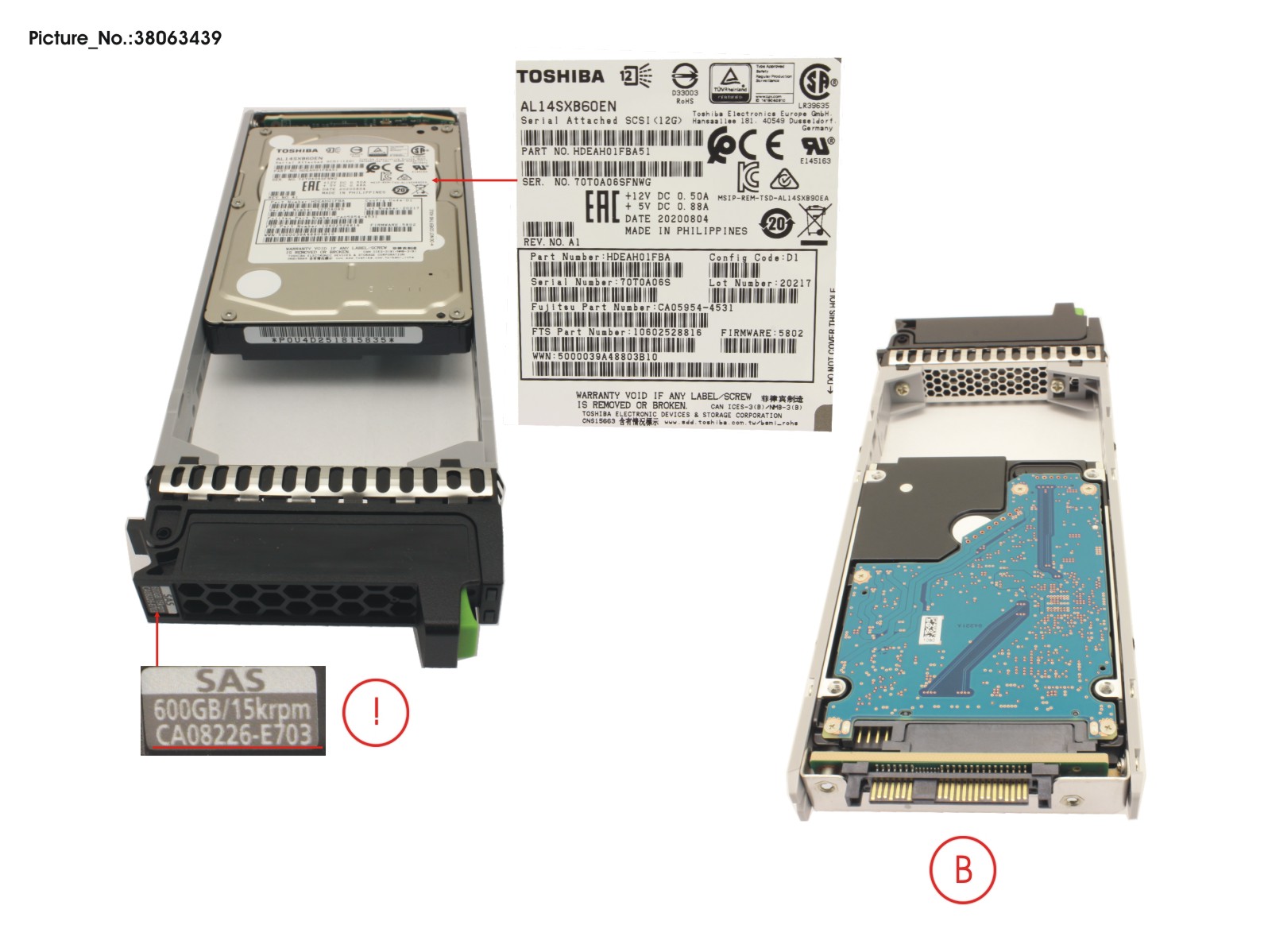 DX HD DRIVE 2.5 600GB 15K